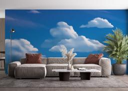 Cute White Clouds mockup 4