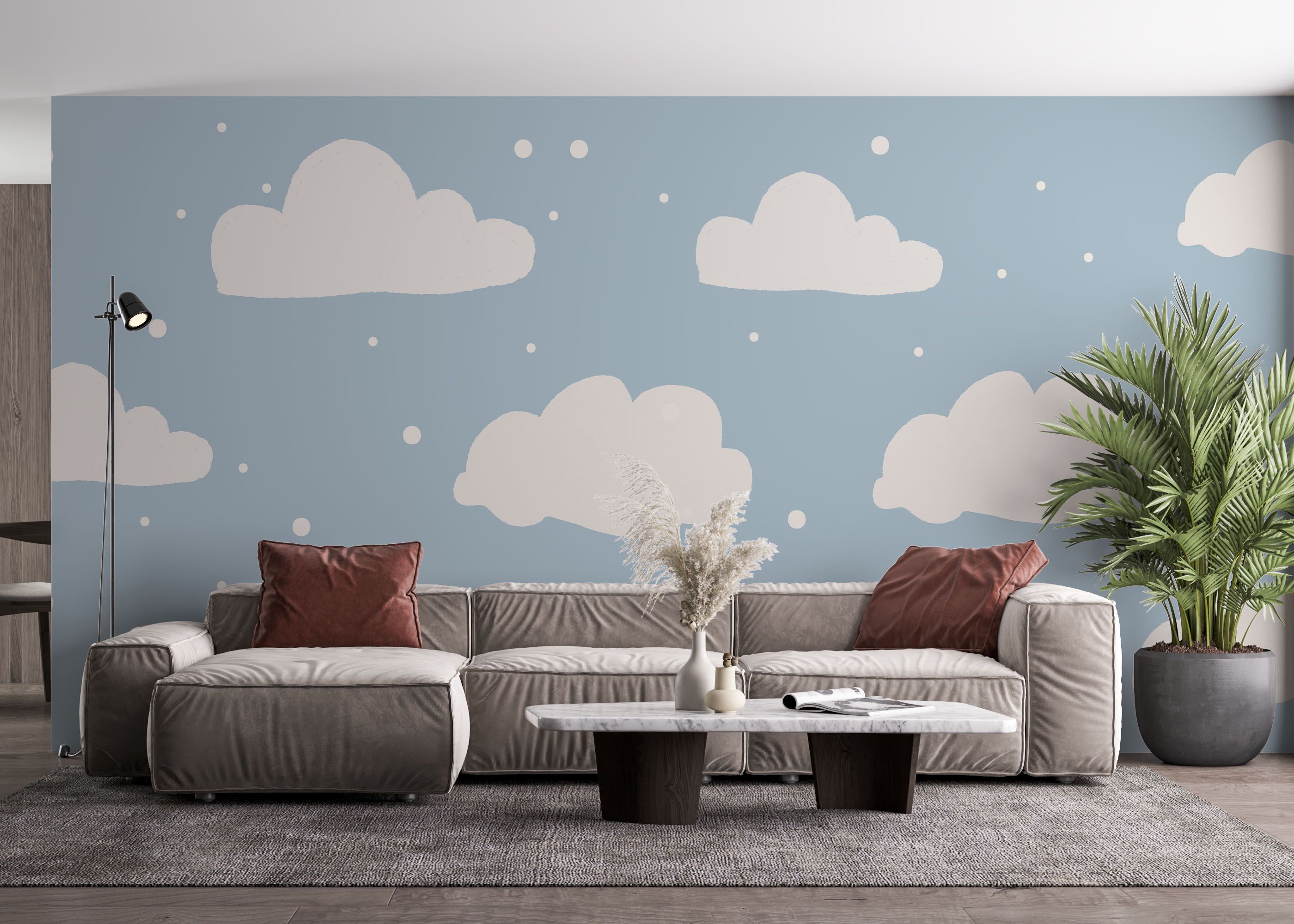 Kids Cute Clouds mockup 4