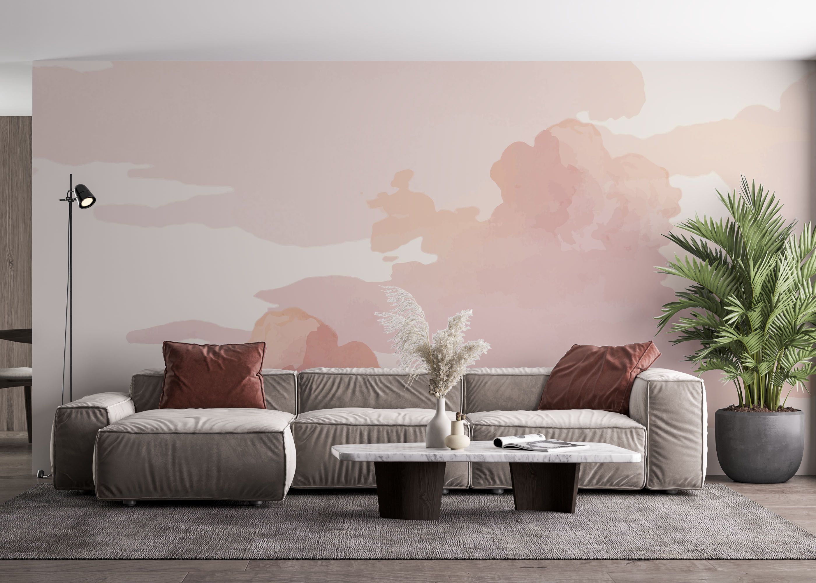 Pink Cute Cloud mockup 4