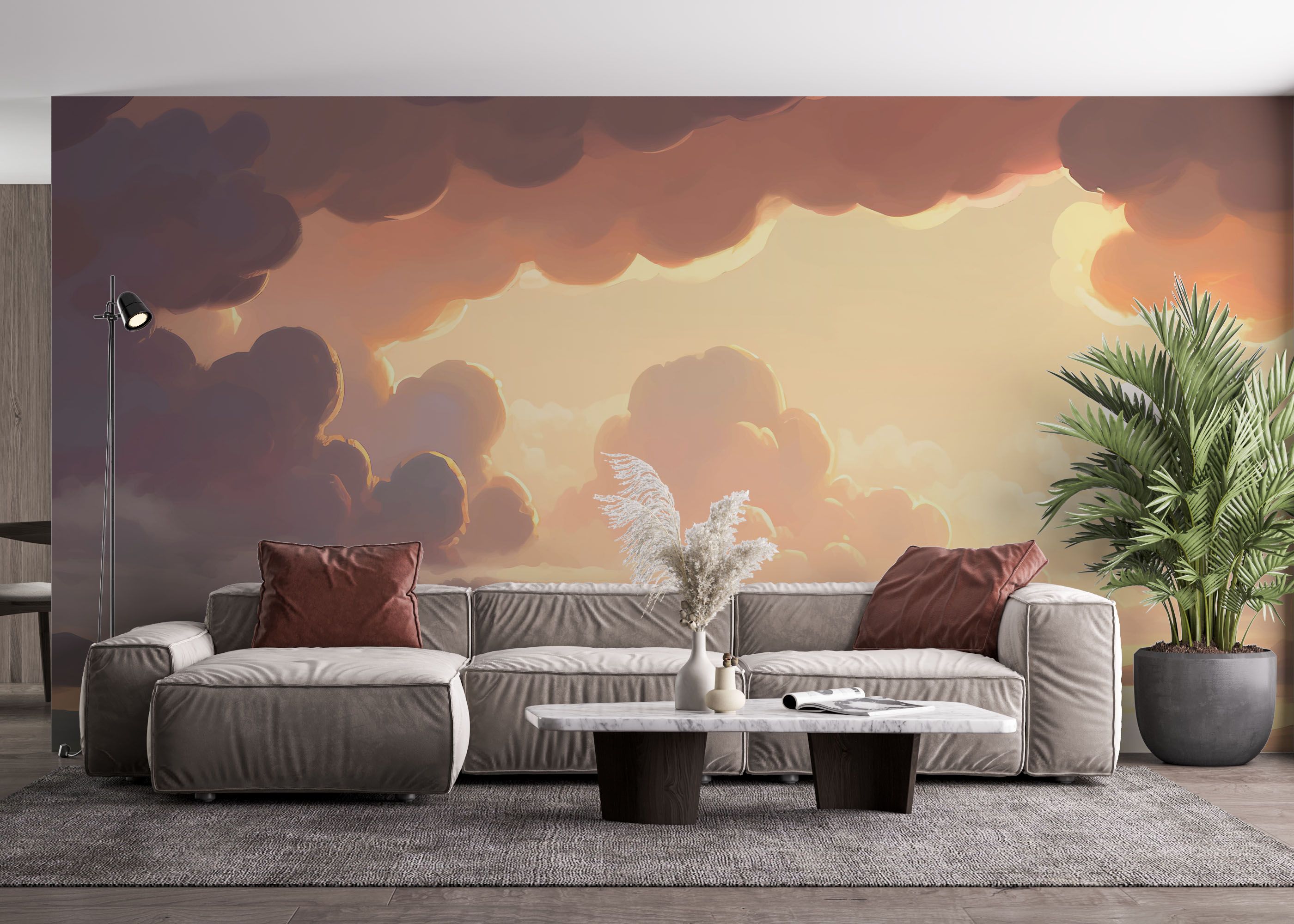 White Beautiful Cloud mockup 4