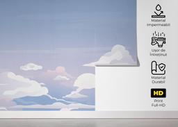 Cartoon Clouds Art mockup 5