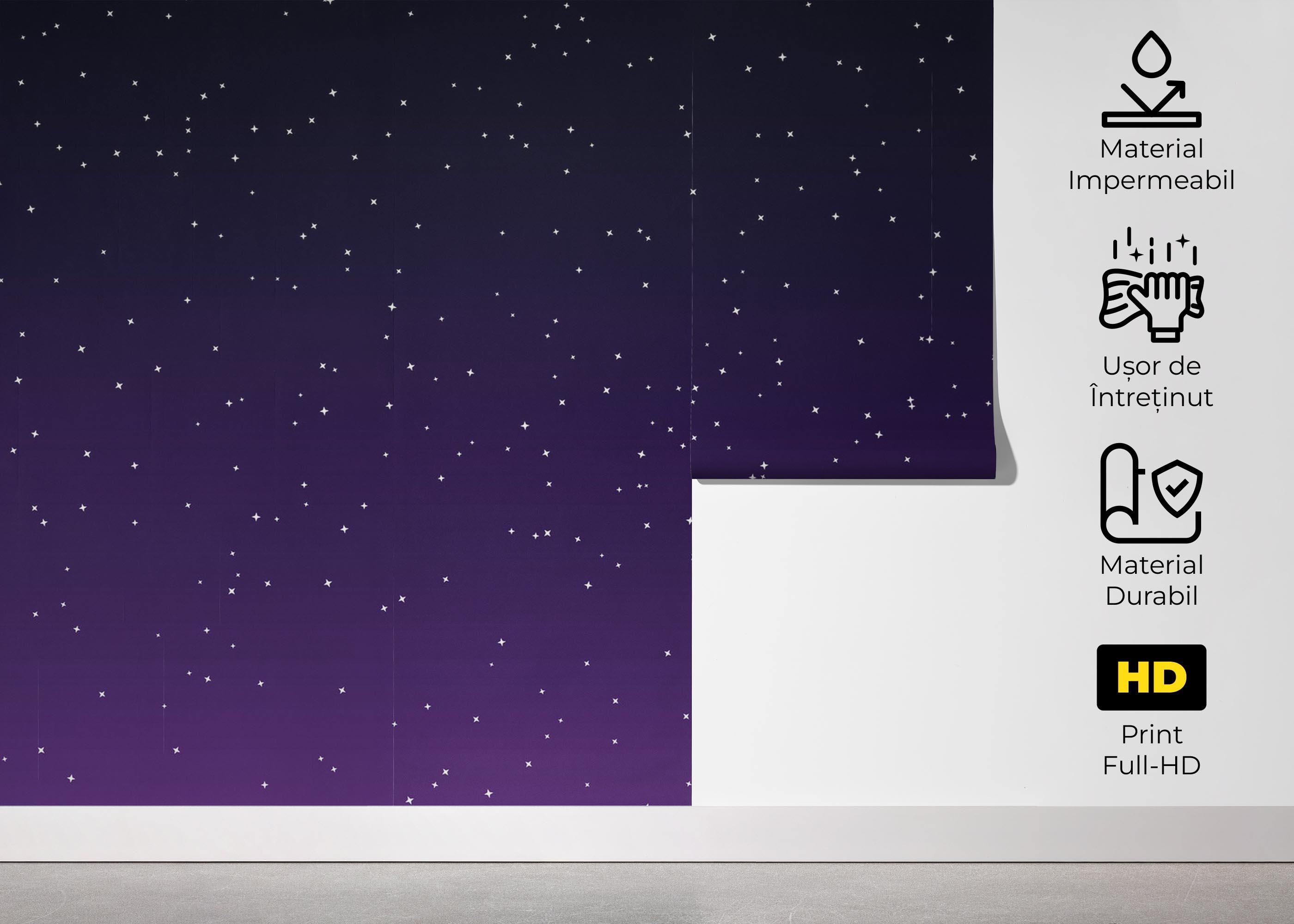 Fototapet Dark Purple Sky mockup 5