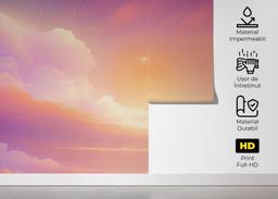 Orange Pink Clouds mockup 5