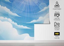 Sun Light Clouds mockup 5