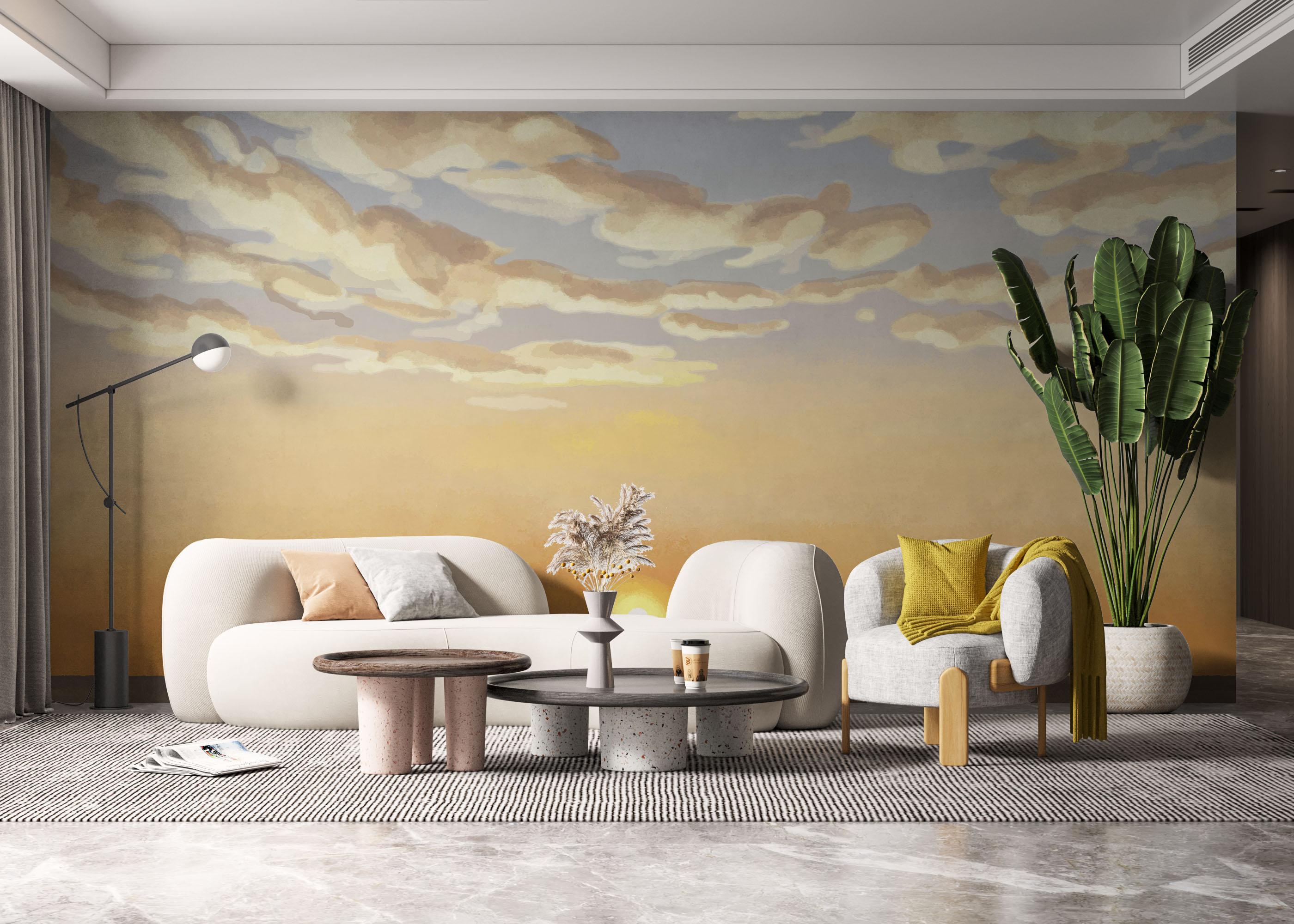 Fototapet Cloud Art Ocean mockup 6