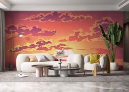 Purple Orange Cloud mockup 6