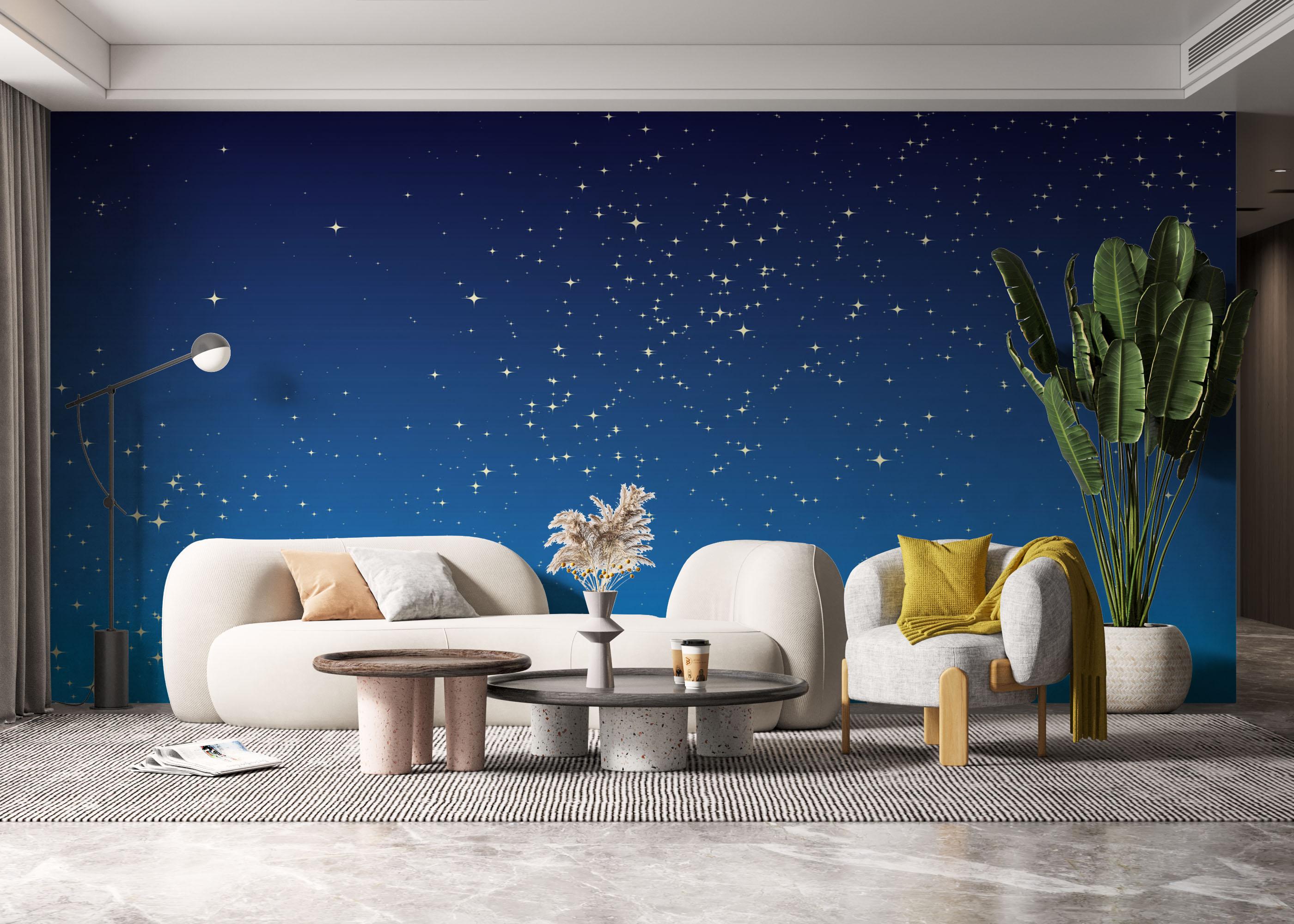 Fototapet Starry Sky mockup 6