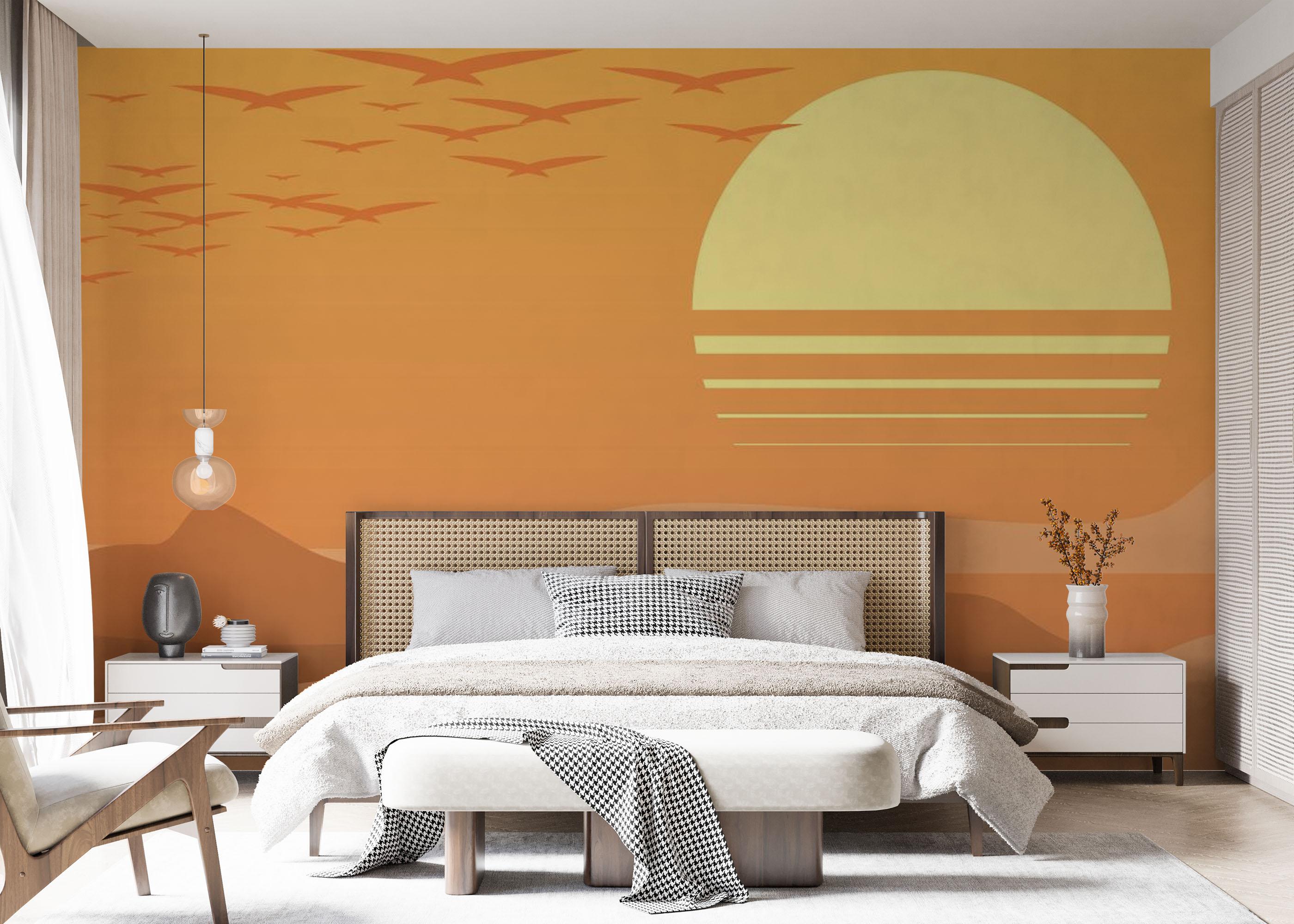 Fototapet Afternoon Desert mockup 7