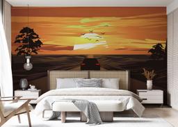 Car Sunset Desert mockup 7