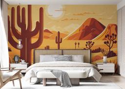 Cream Desert Cartoon mockup 7