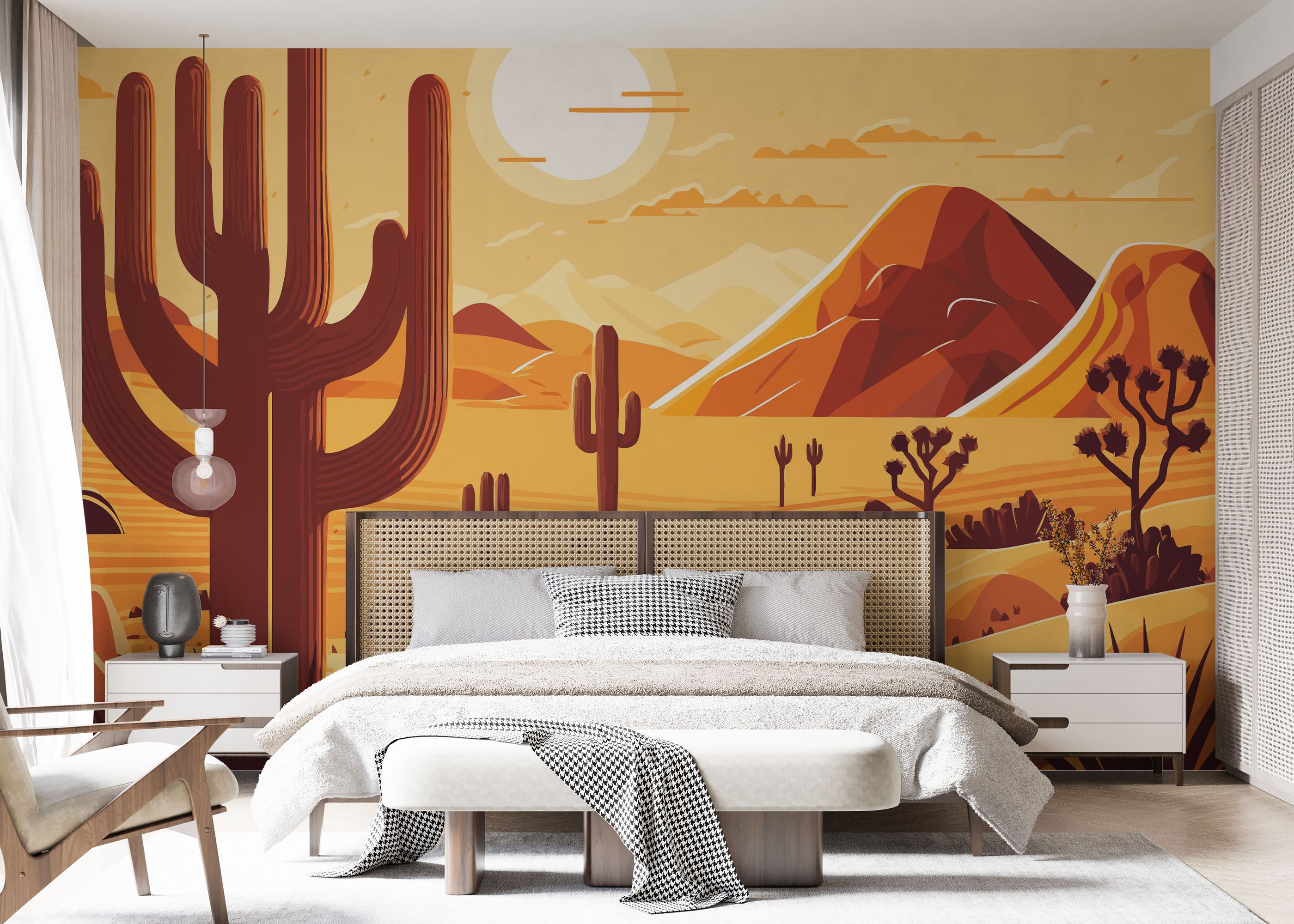 Cream Desert Cartoon mockup 7