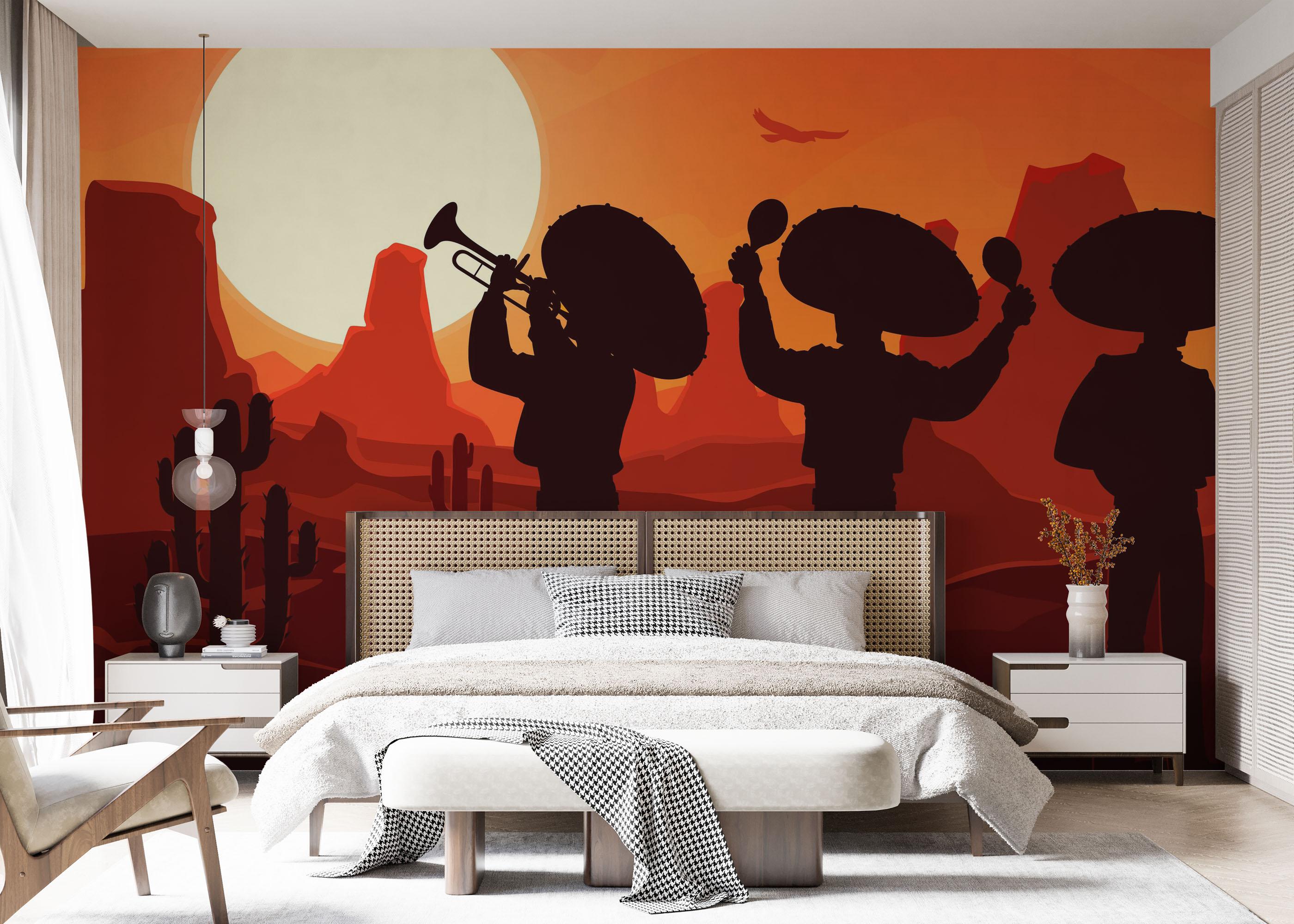 Fototapet Mexican Desert mockup 7