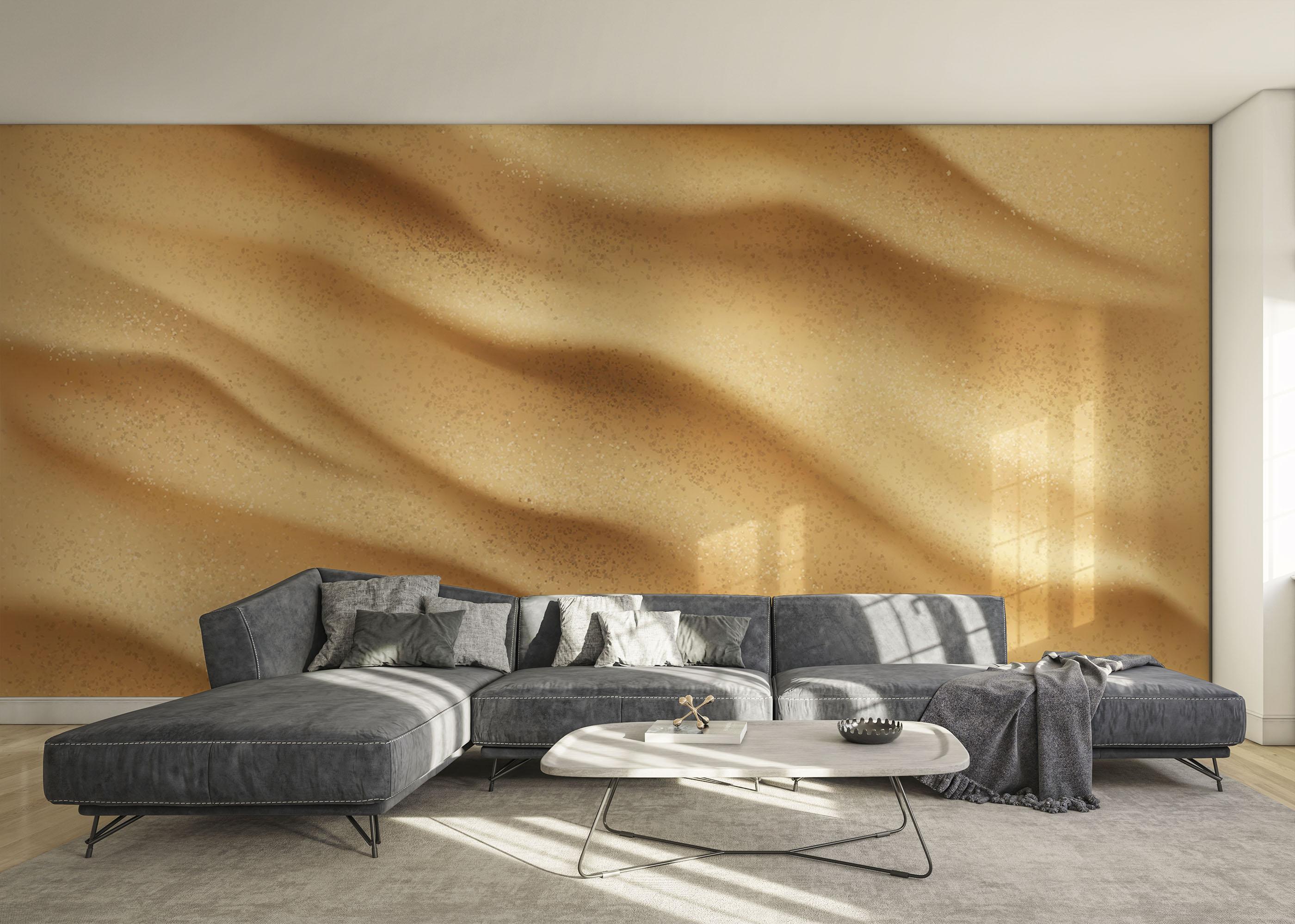 Fototapet Cream Desert Art mockup 0