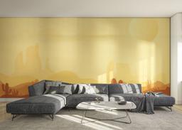 Cream Sunset Desert mockup 0