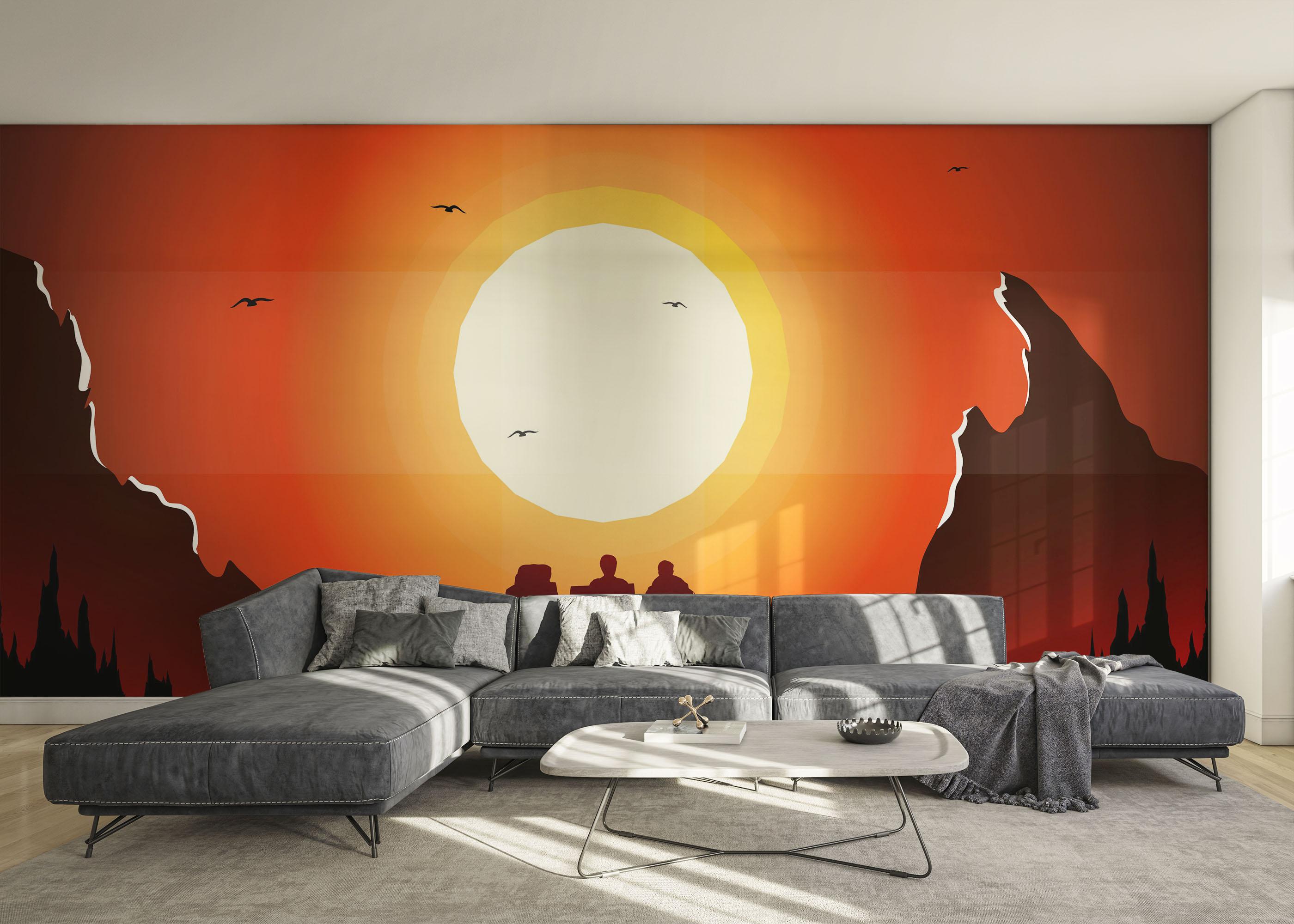 Fototapet Friends Desert Trip mockup 0