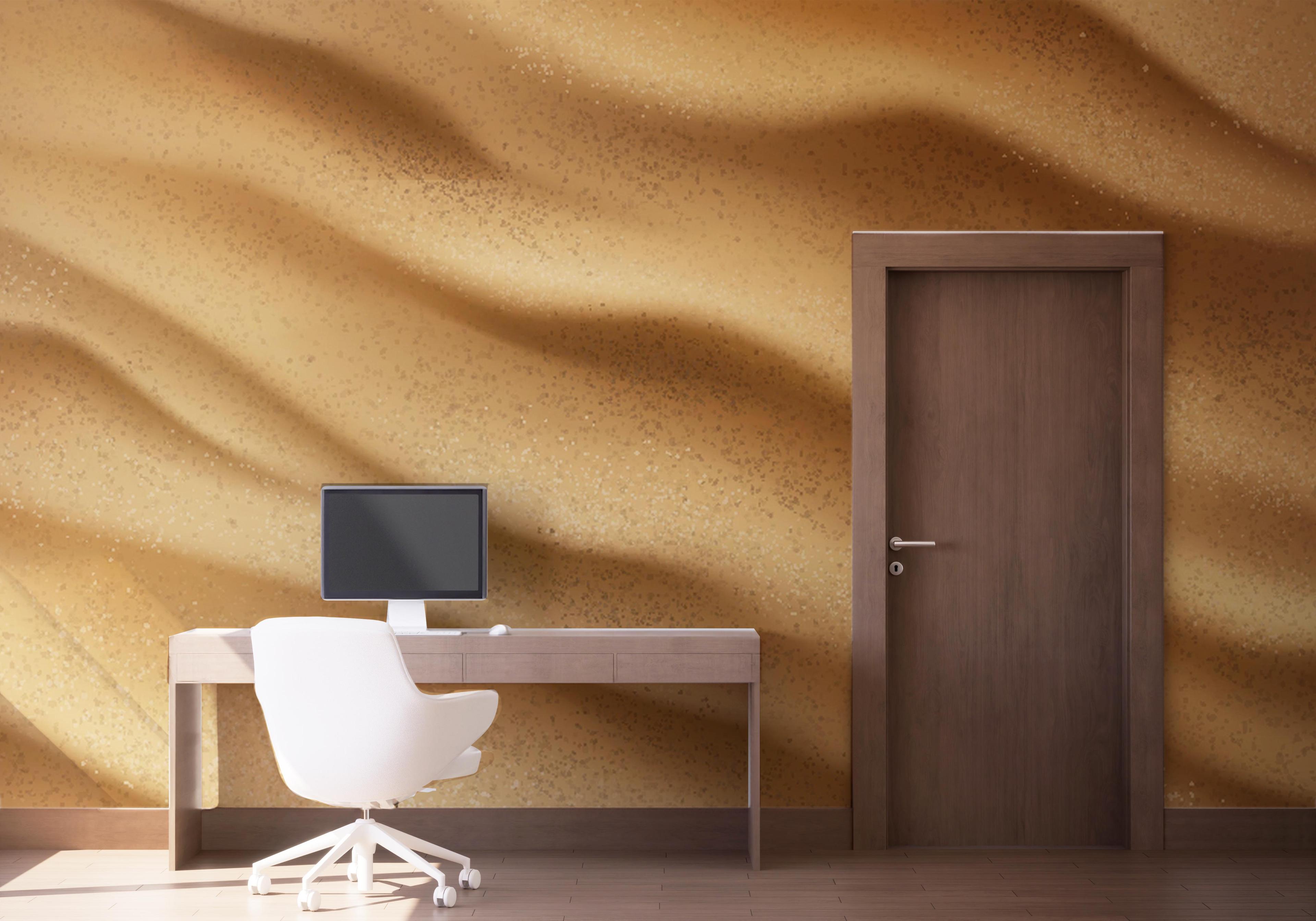 Fototapet Cream Desert Art mockup 1