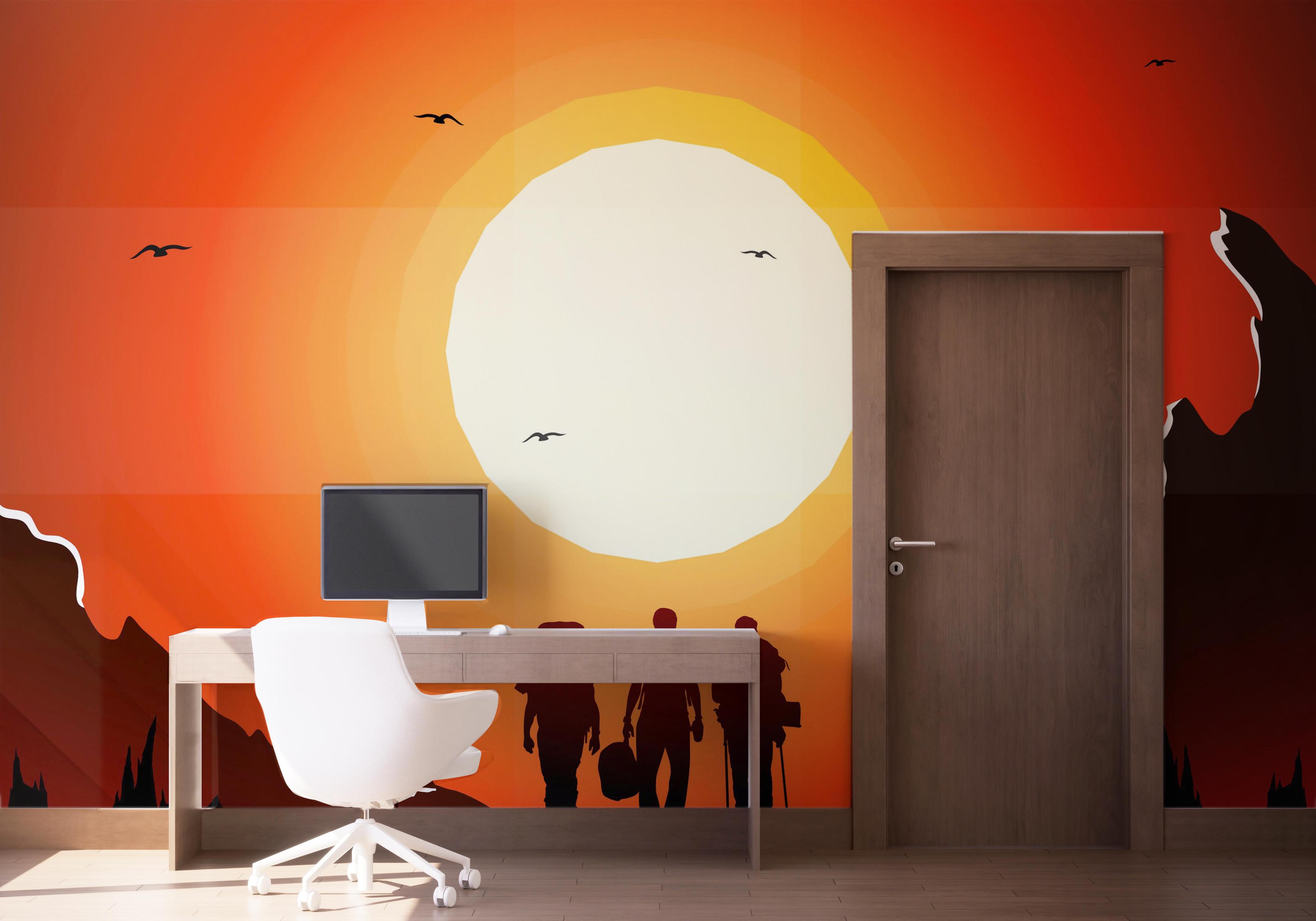 Fototapet Friends Desert Trip mockup 1