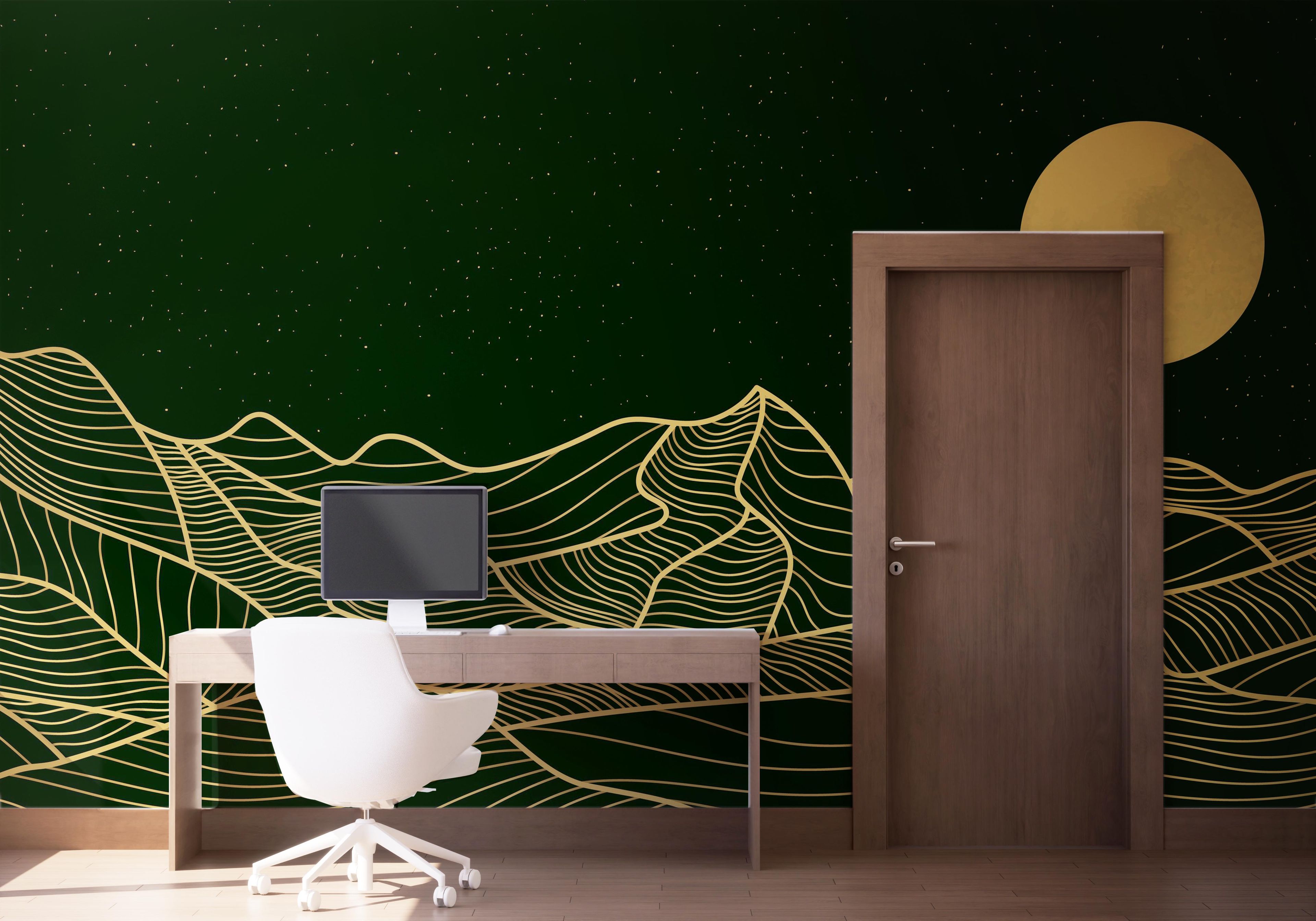 Green Gold Desert mockup 1