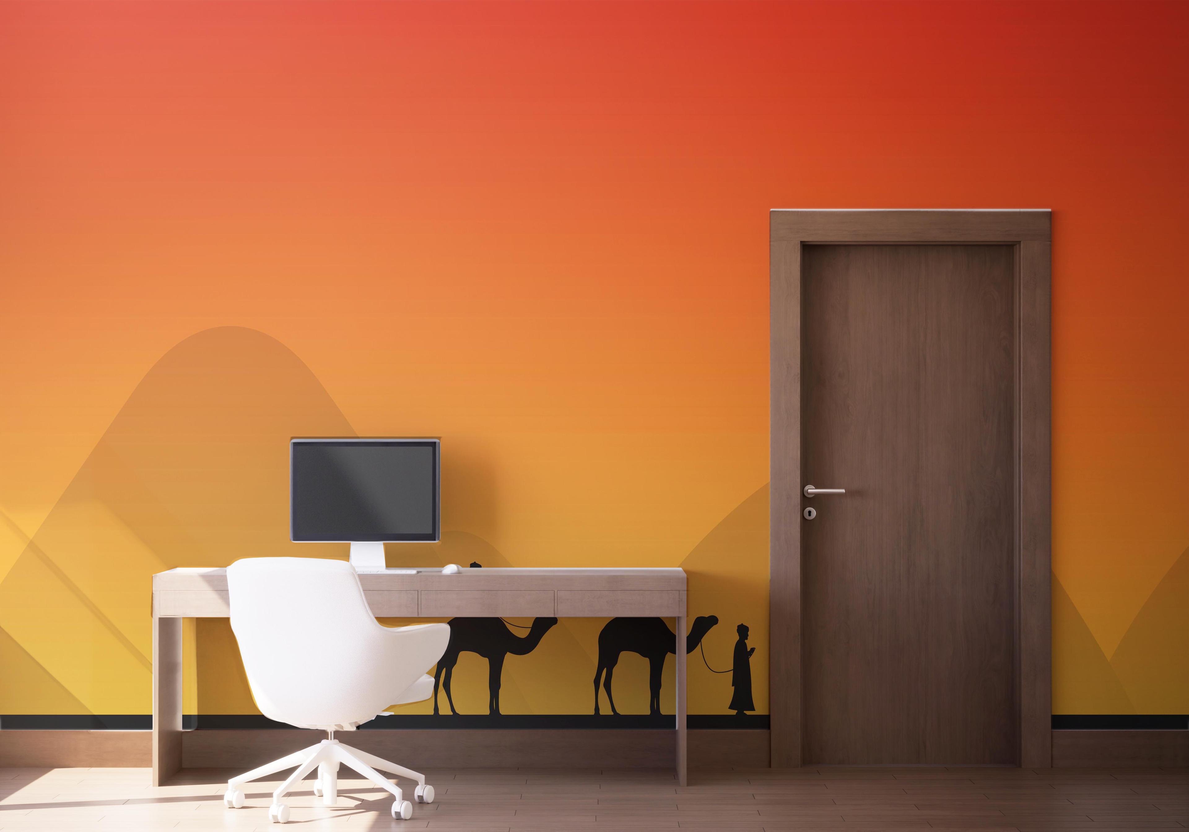 Fototapet Journey Desert mockup 1