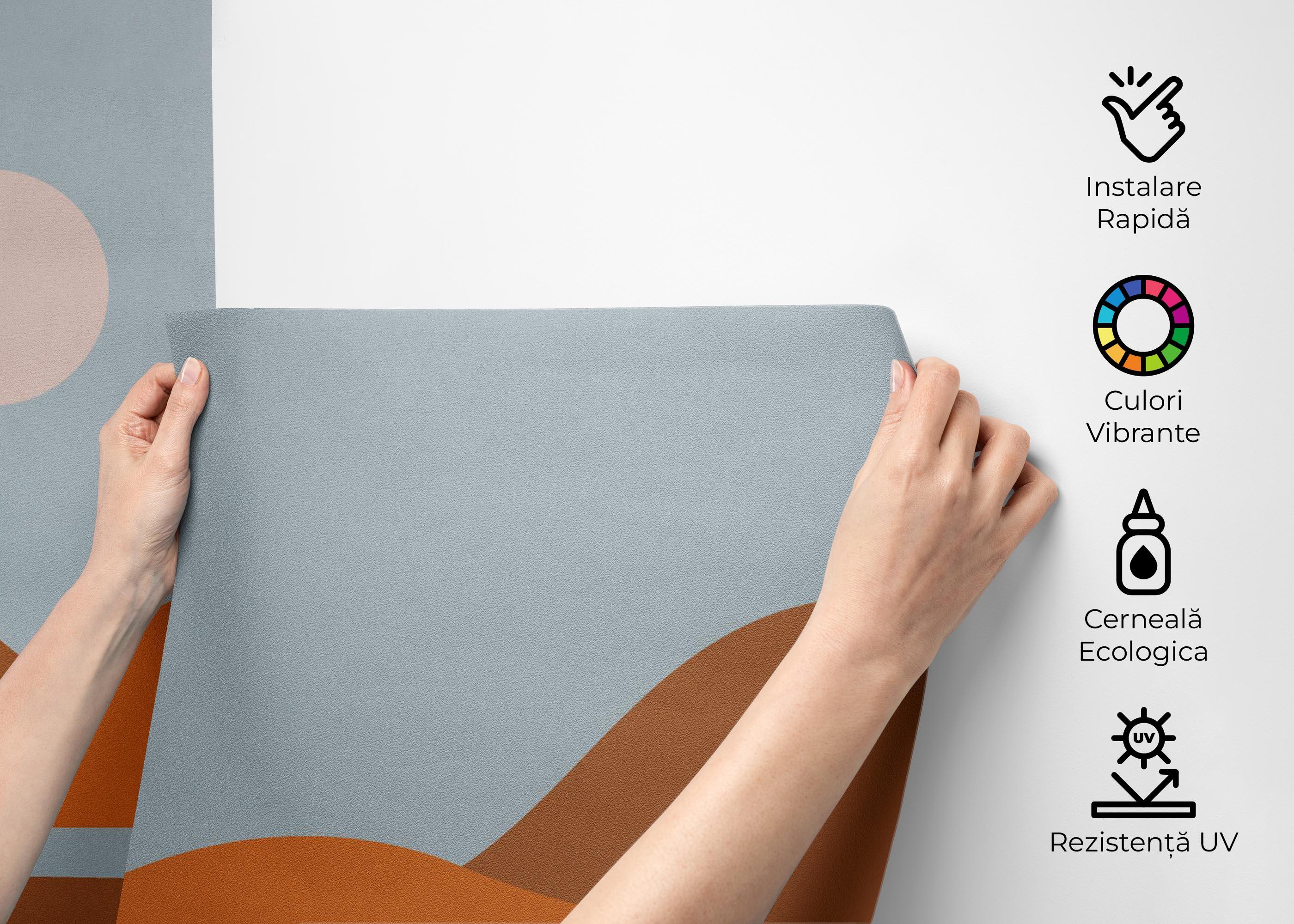 Fototapet Camels Walk mockup 2