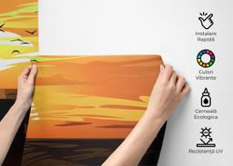 Car Sunset Desert mockup 2