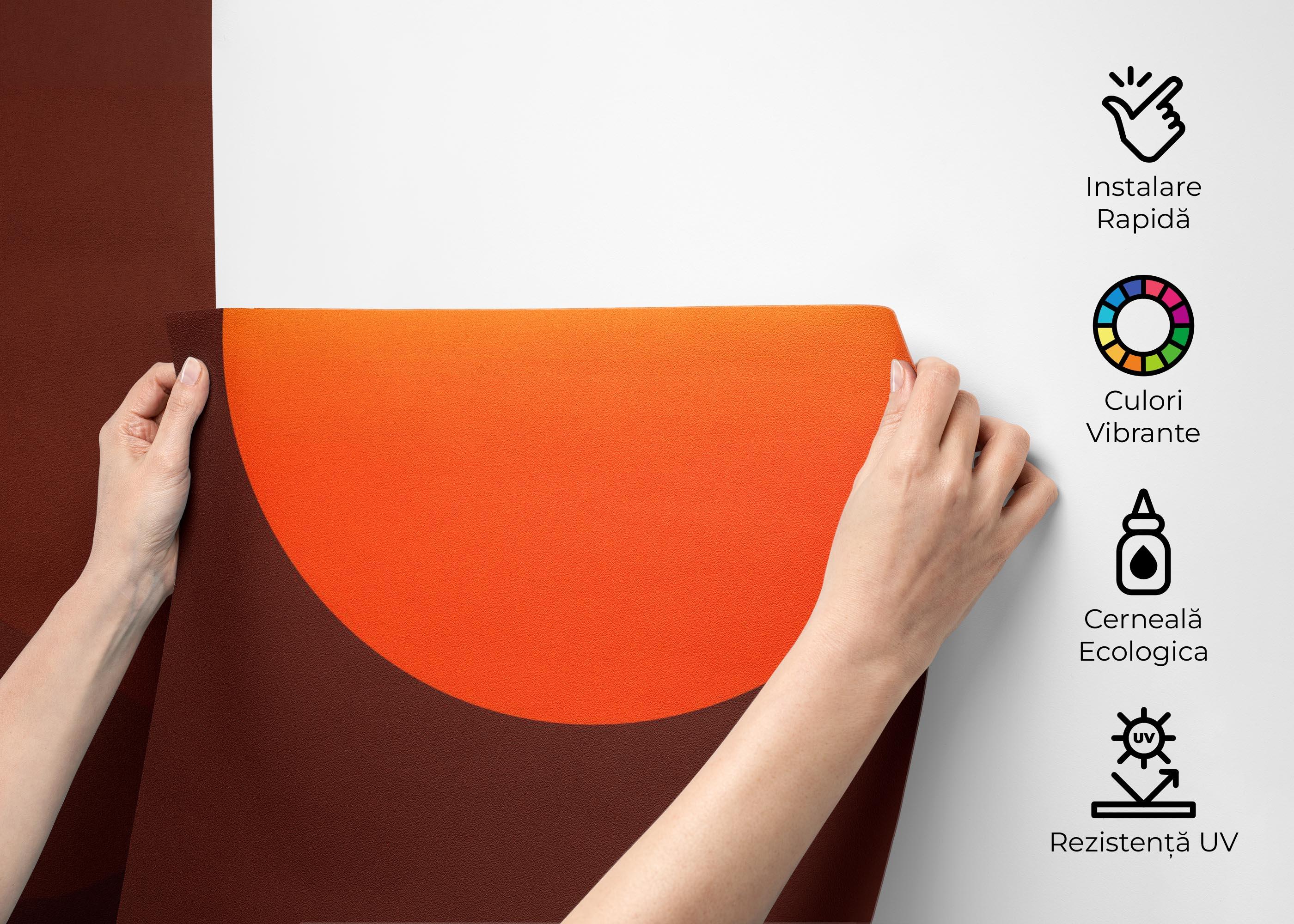 Fototapet Desert Art Sunset mockup 2