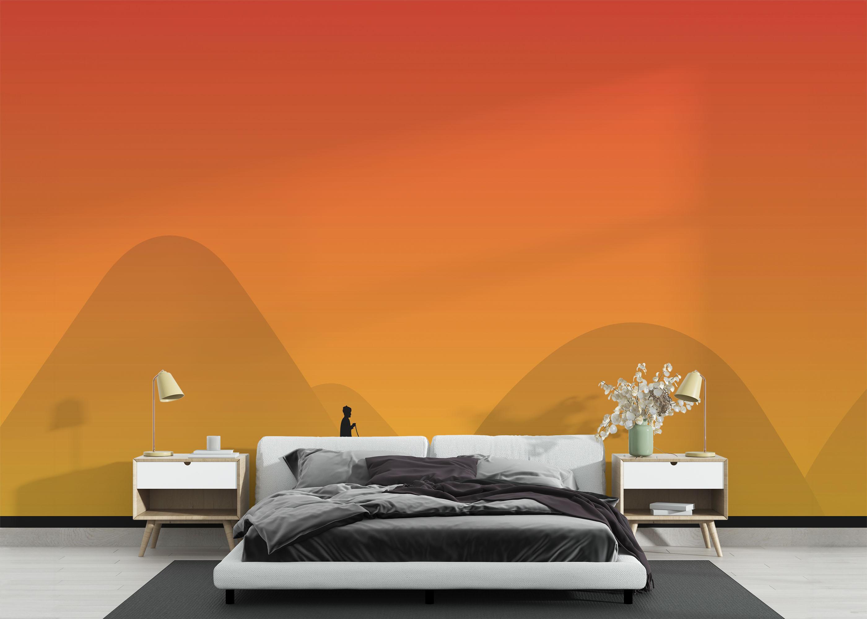 Fototapet Journey Desert mockup 3