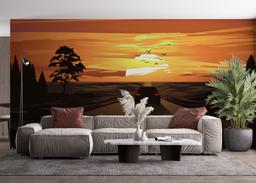 Car Sunset Desert mockup 4