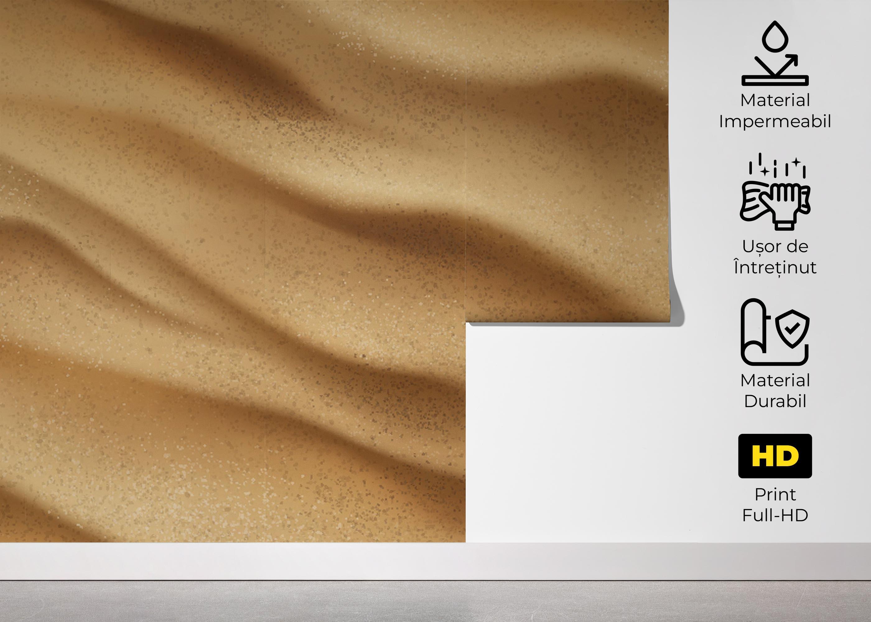 Fototapet Cream Desert Art mockup 5
