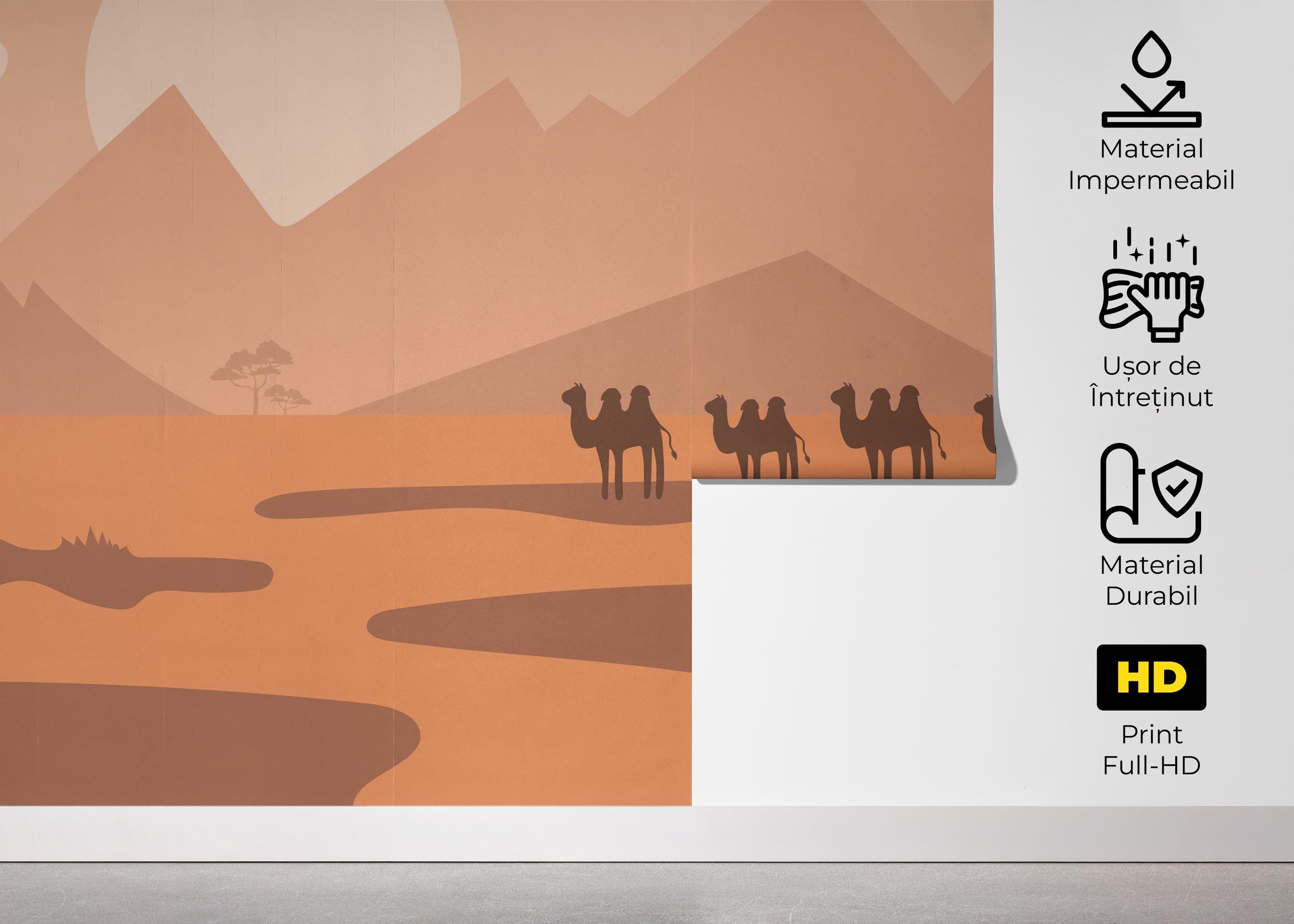 Cream Desert Camels mockup 5
