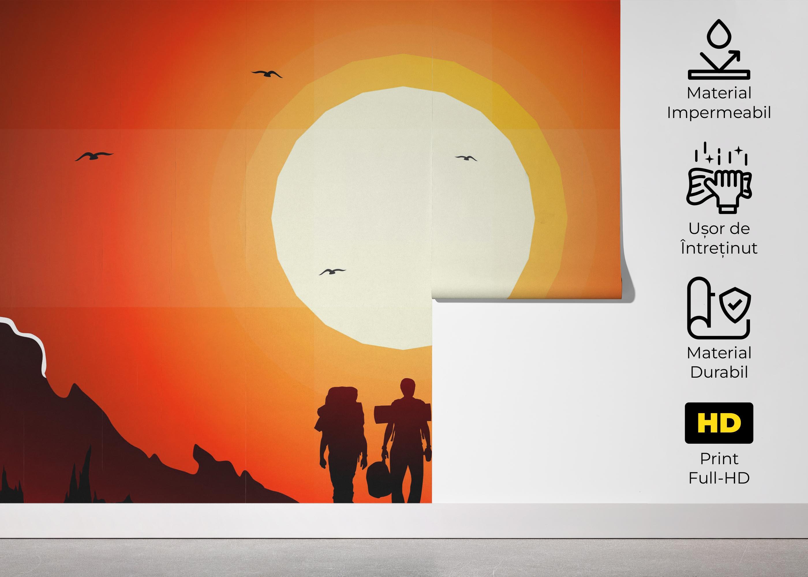 Fototapet Friends Desert Trip mockup 5