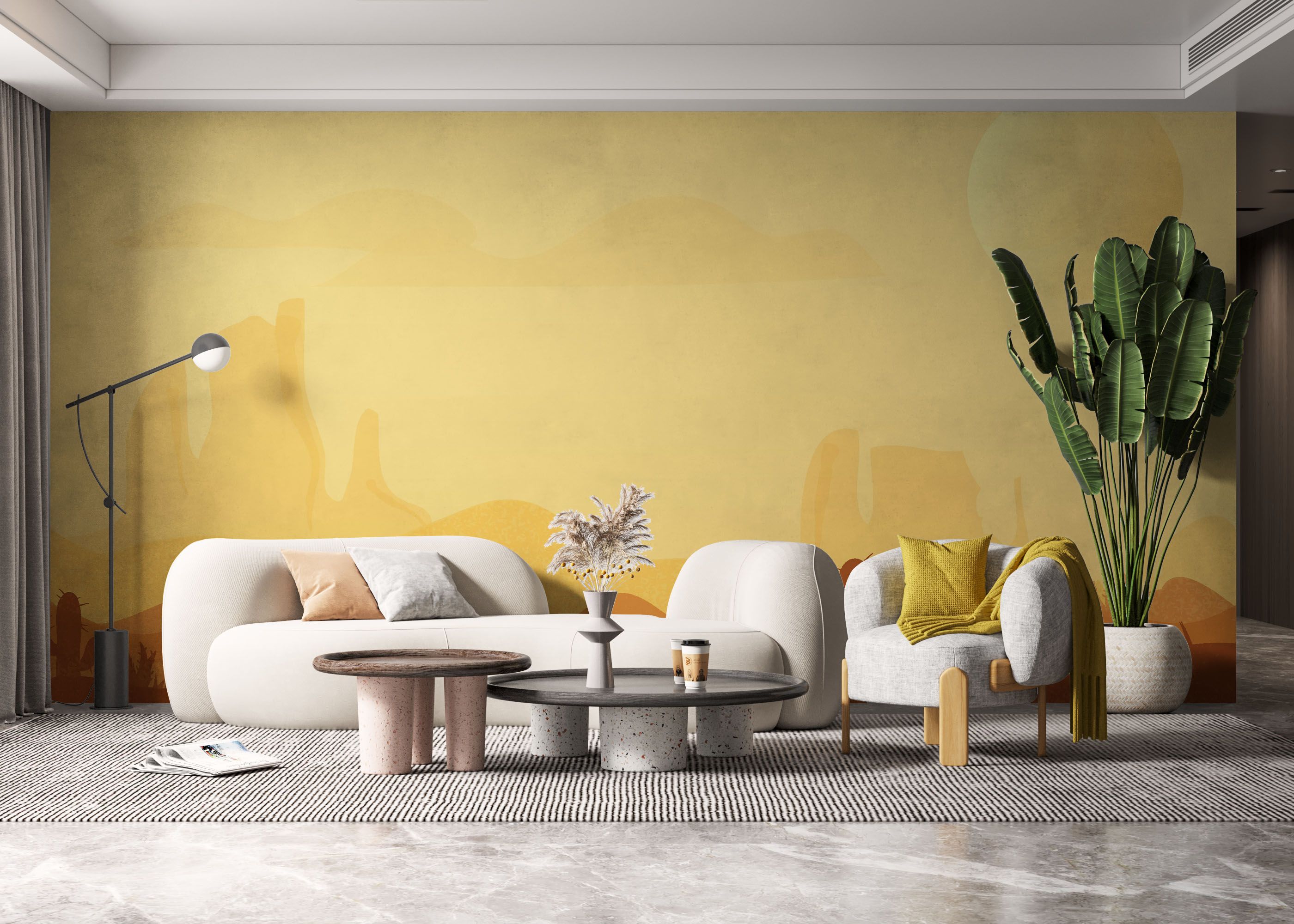 Cream Sunset Desert mockup 6