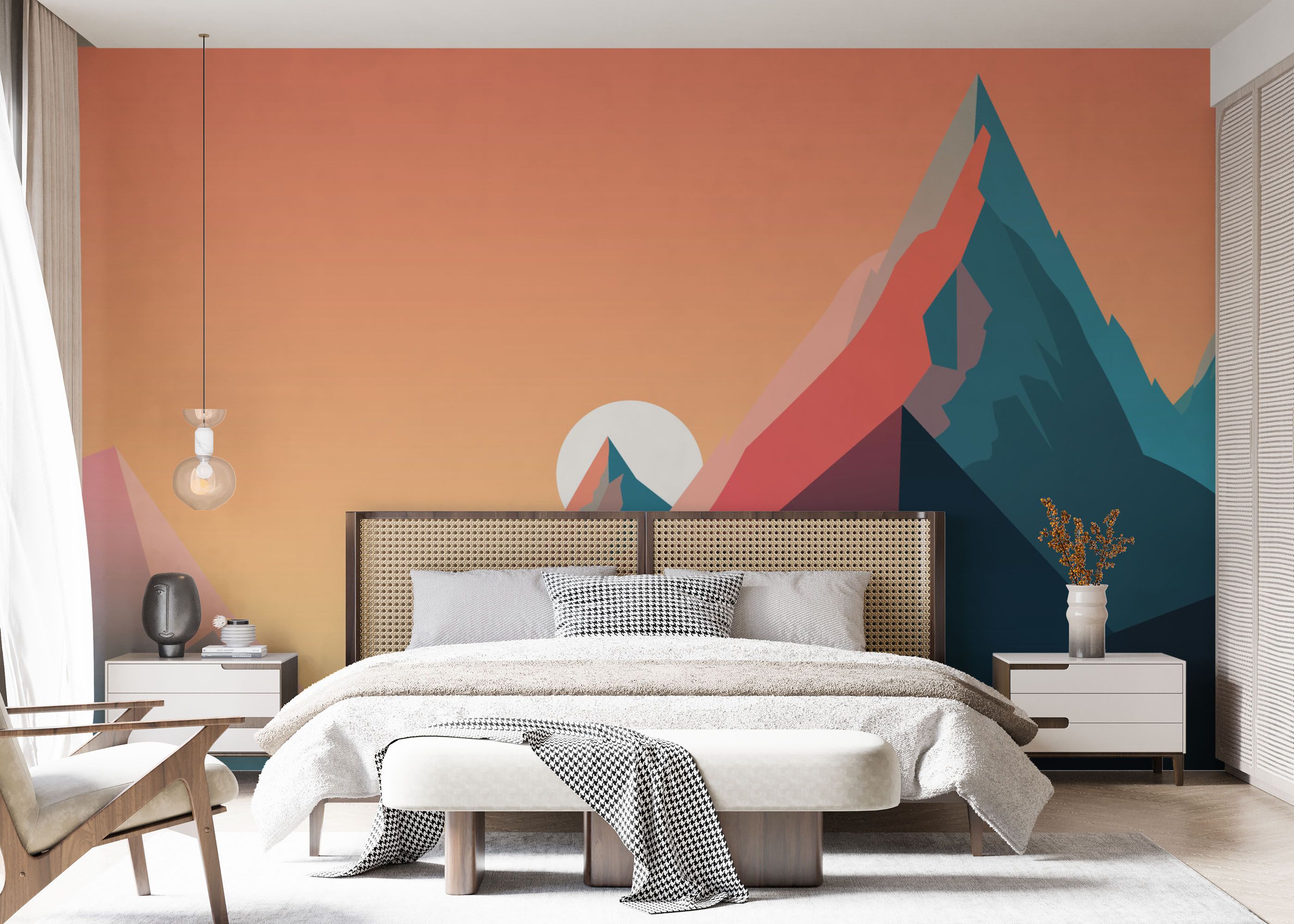 Mountain Blue Orange mockup 7