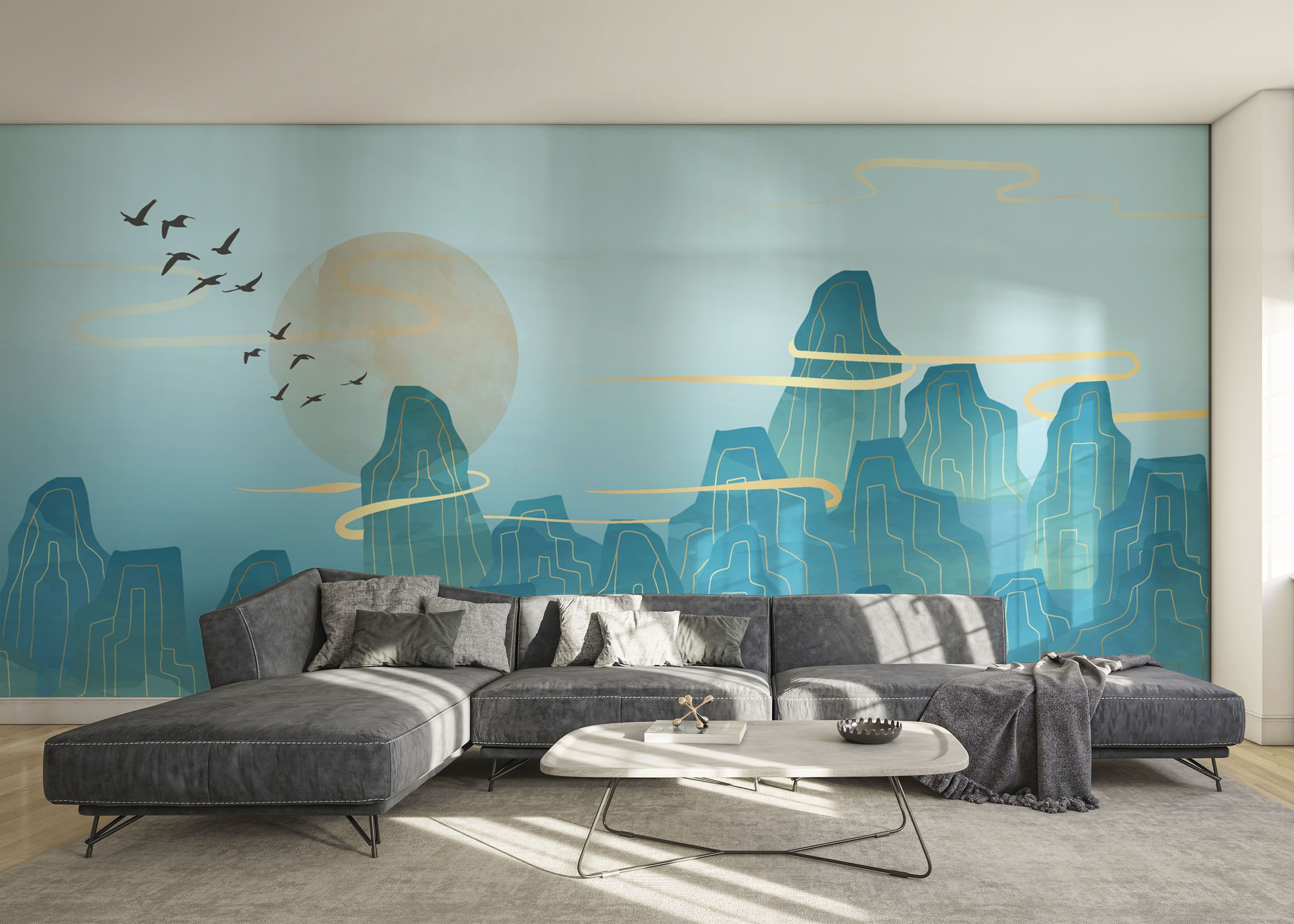 Gold Smoke Mountain mockup 0