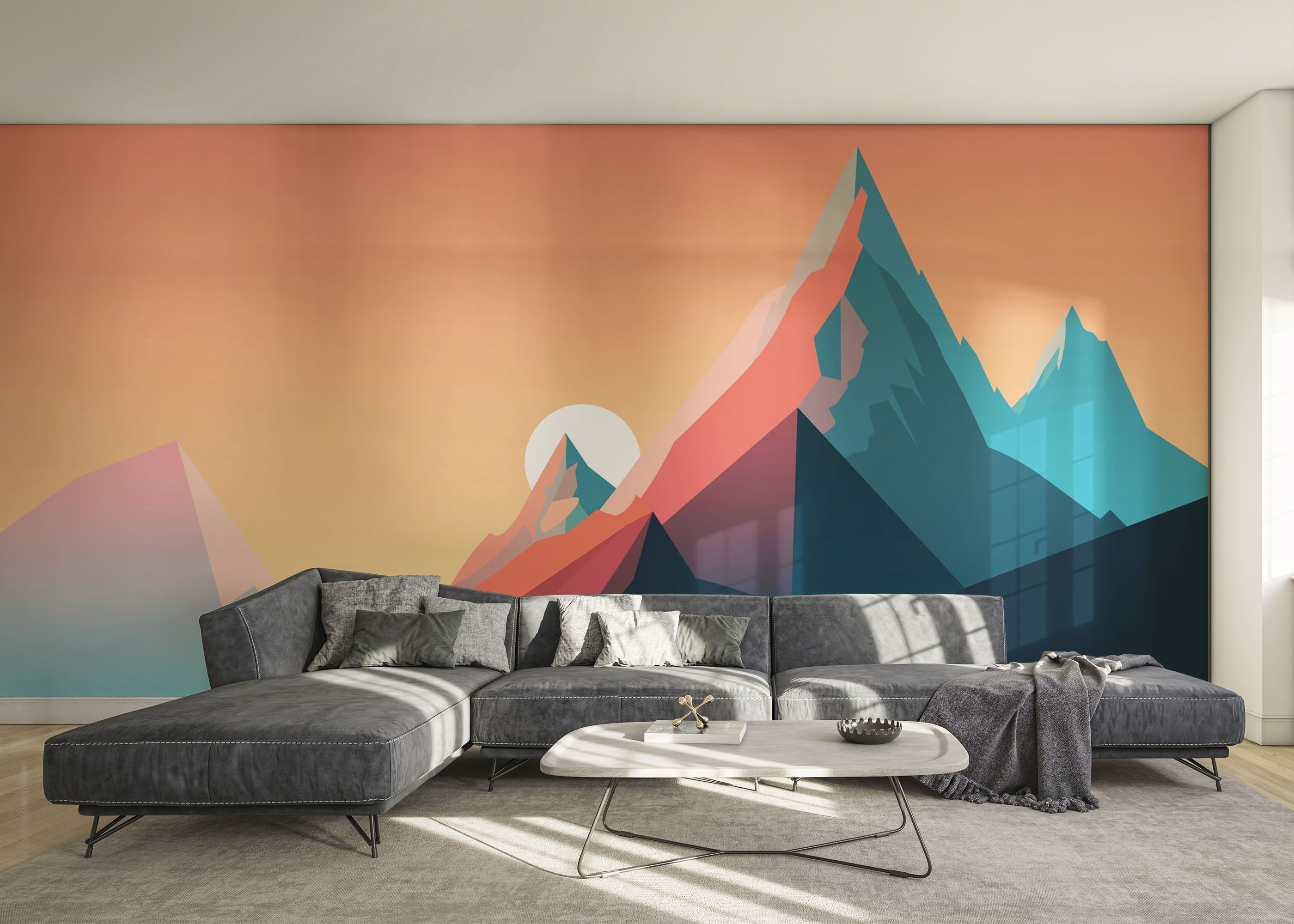 Mountain Blue Orange mockup 0