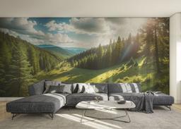 Mountain Forest Art mockup 0