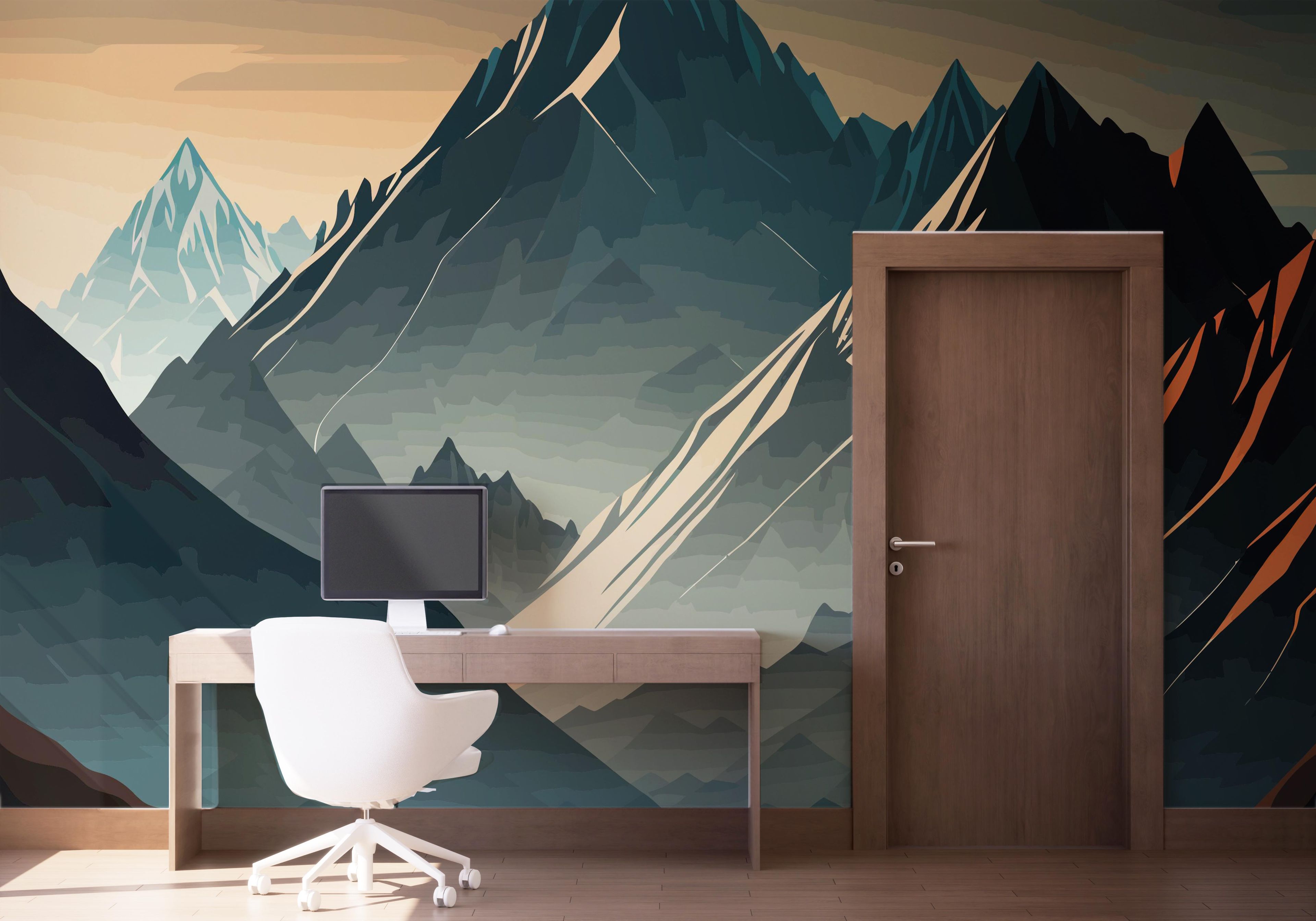 Blue Ice Mountain mockup 1