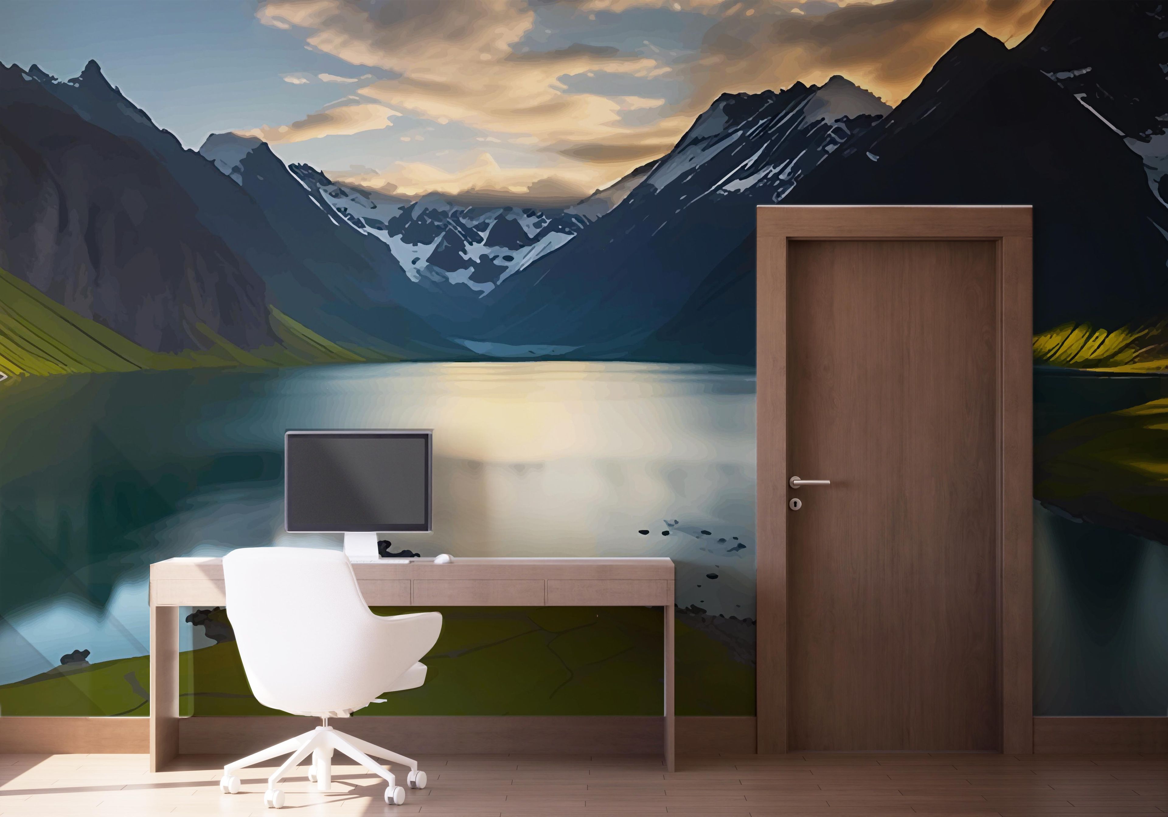 Mountain Big Lake mockup 1