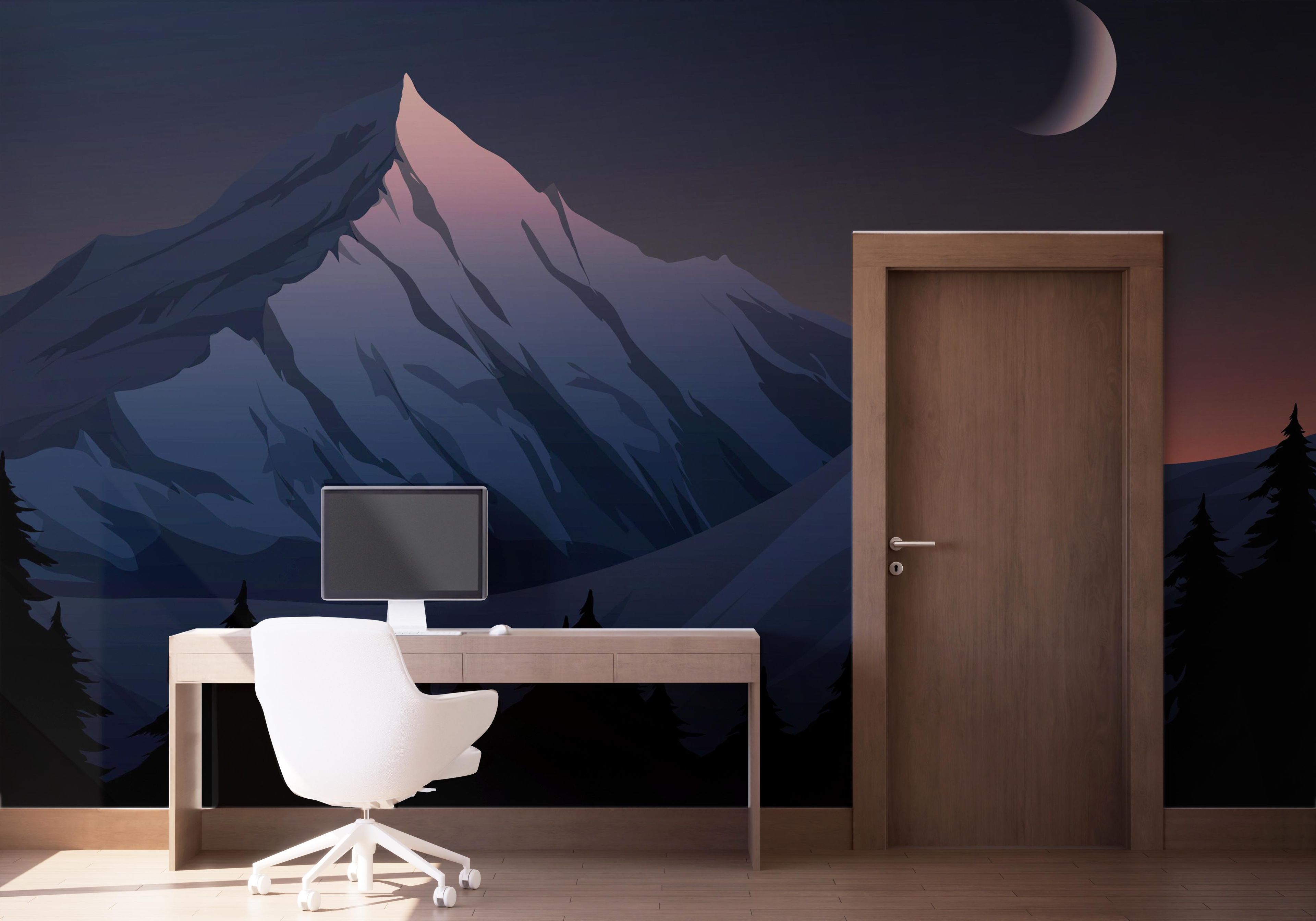 Mountain Calm Night mockup 1