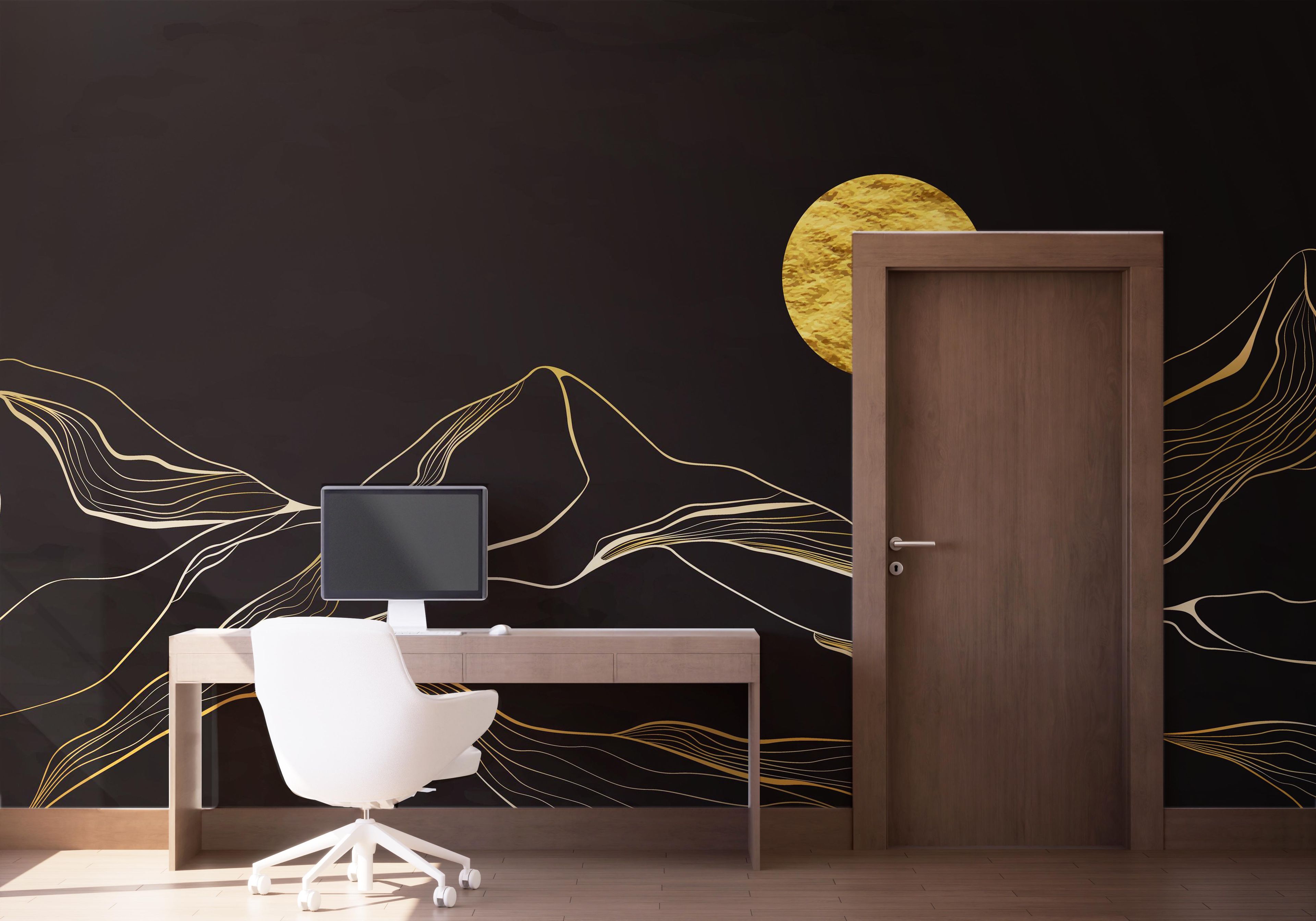 Mountain Golden Moon mockup 1