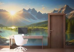 Mountain Lake View mockup 1