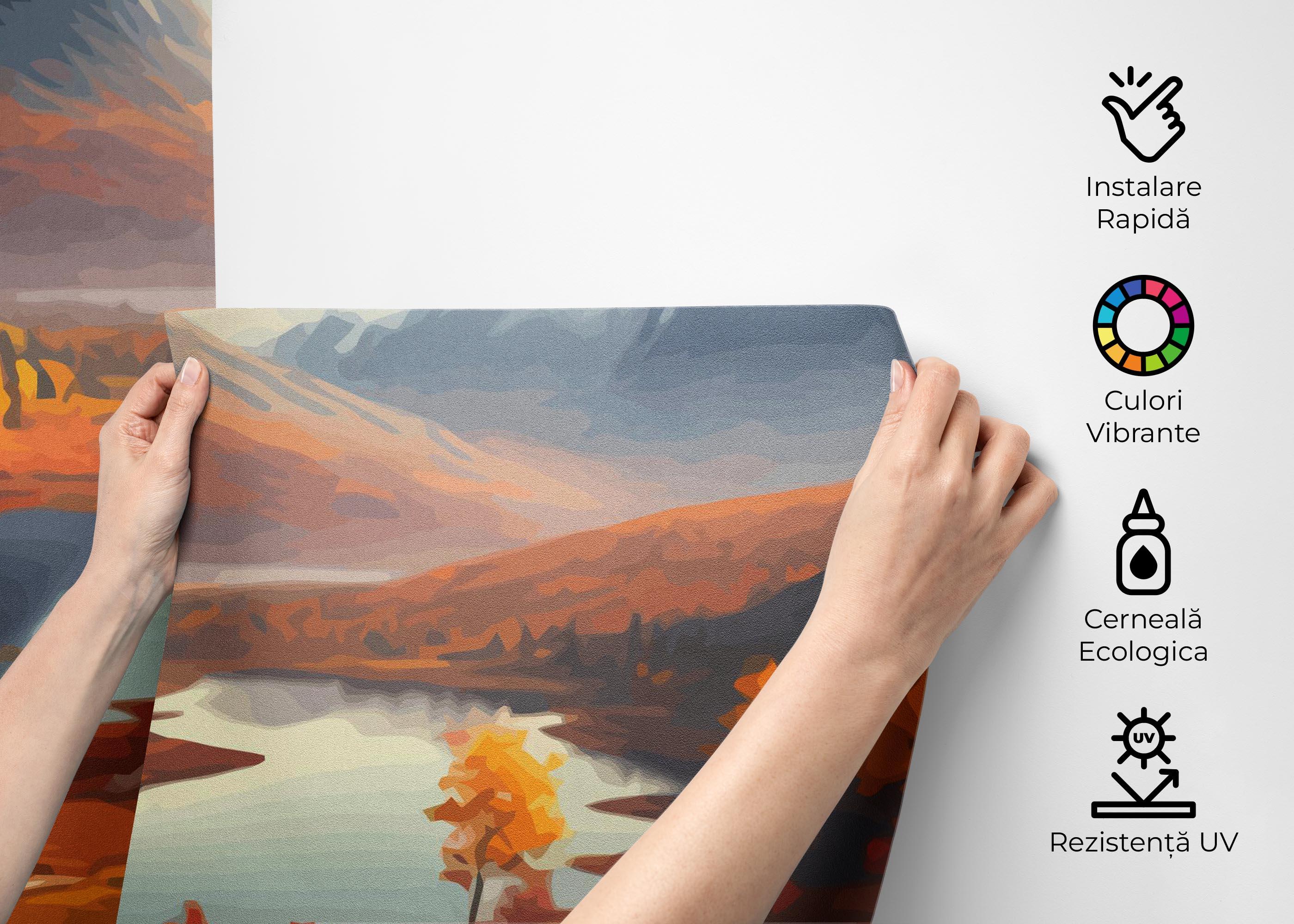 Fototapet Autumn Mountain mockup 2