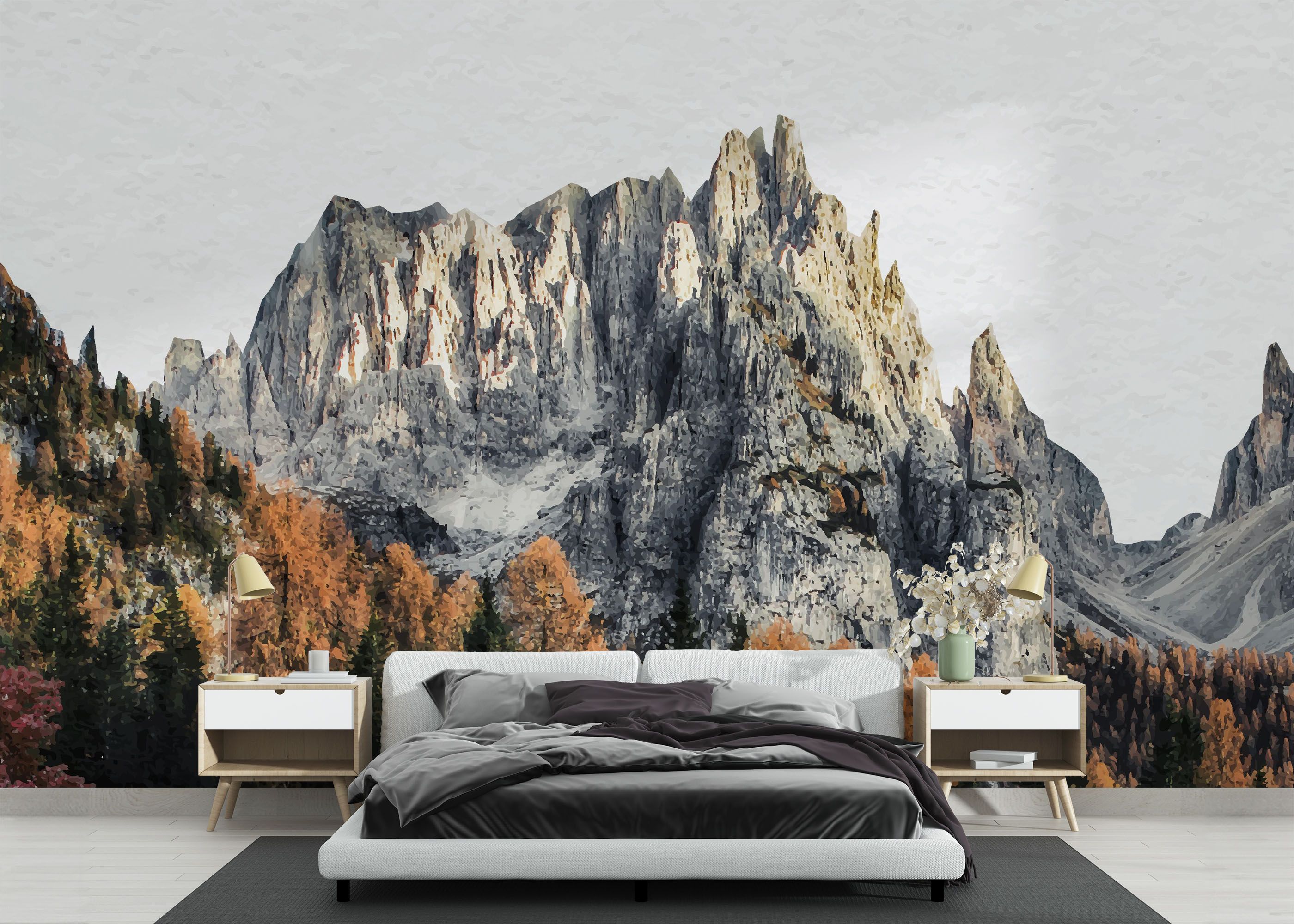 Beautiful Mountain mockup 3