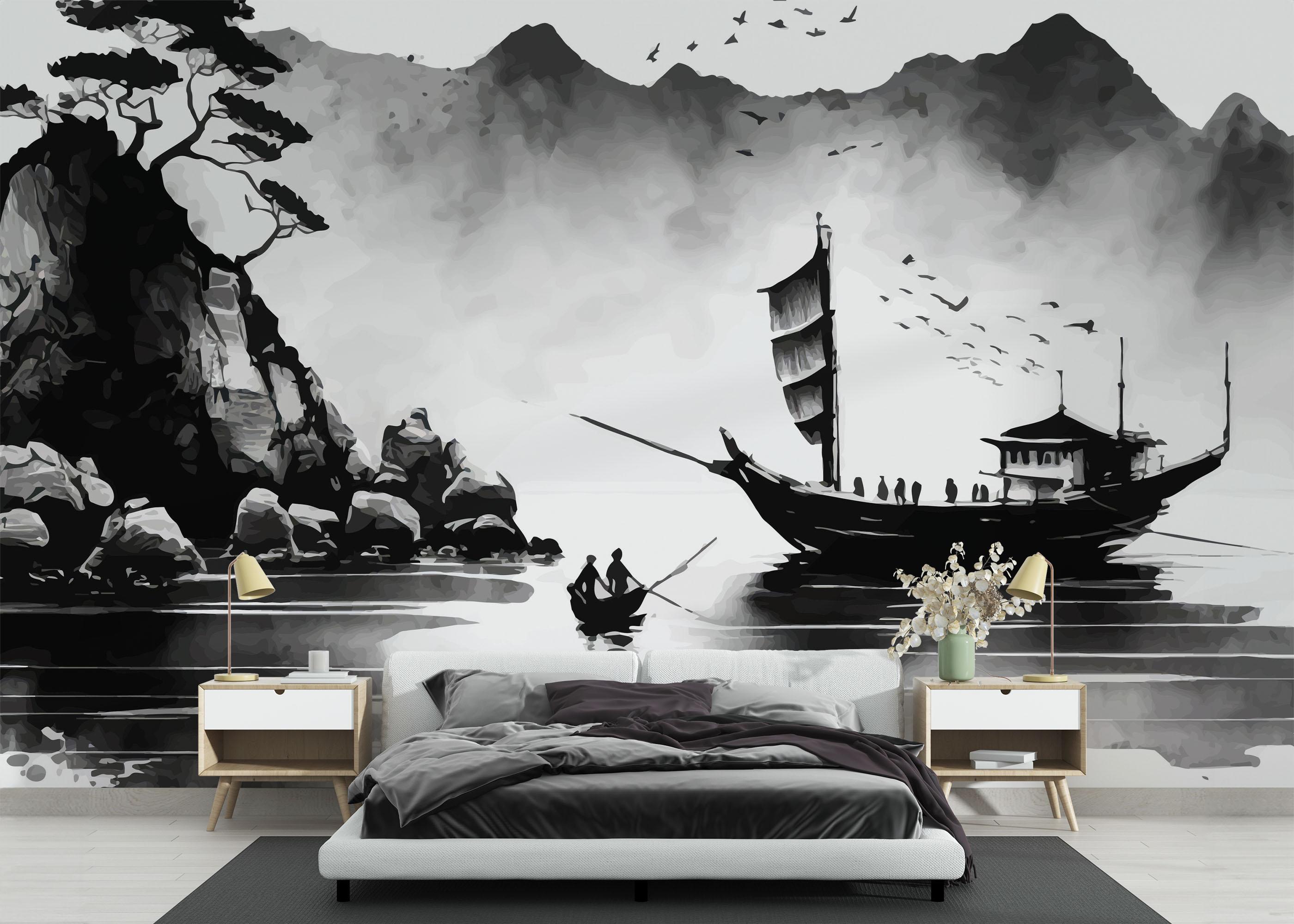 Fototapet Mountain Asia mockup 3