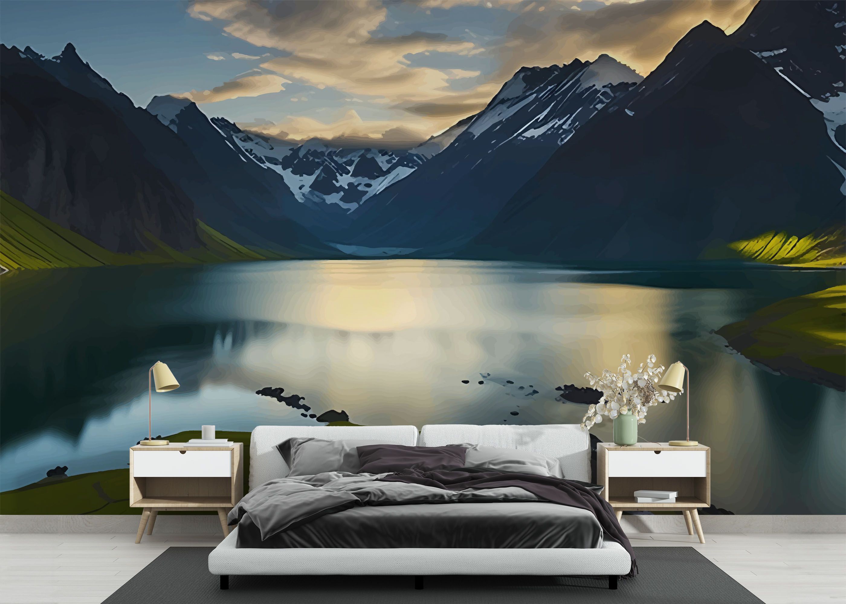 Mountain Big Lake mockup 3