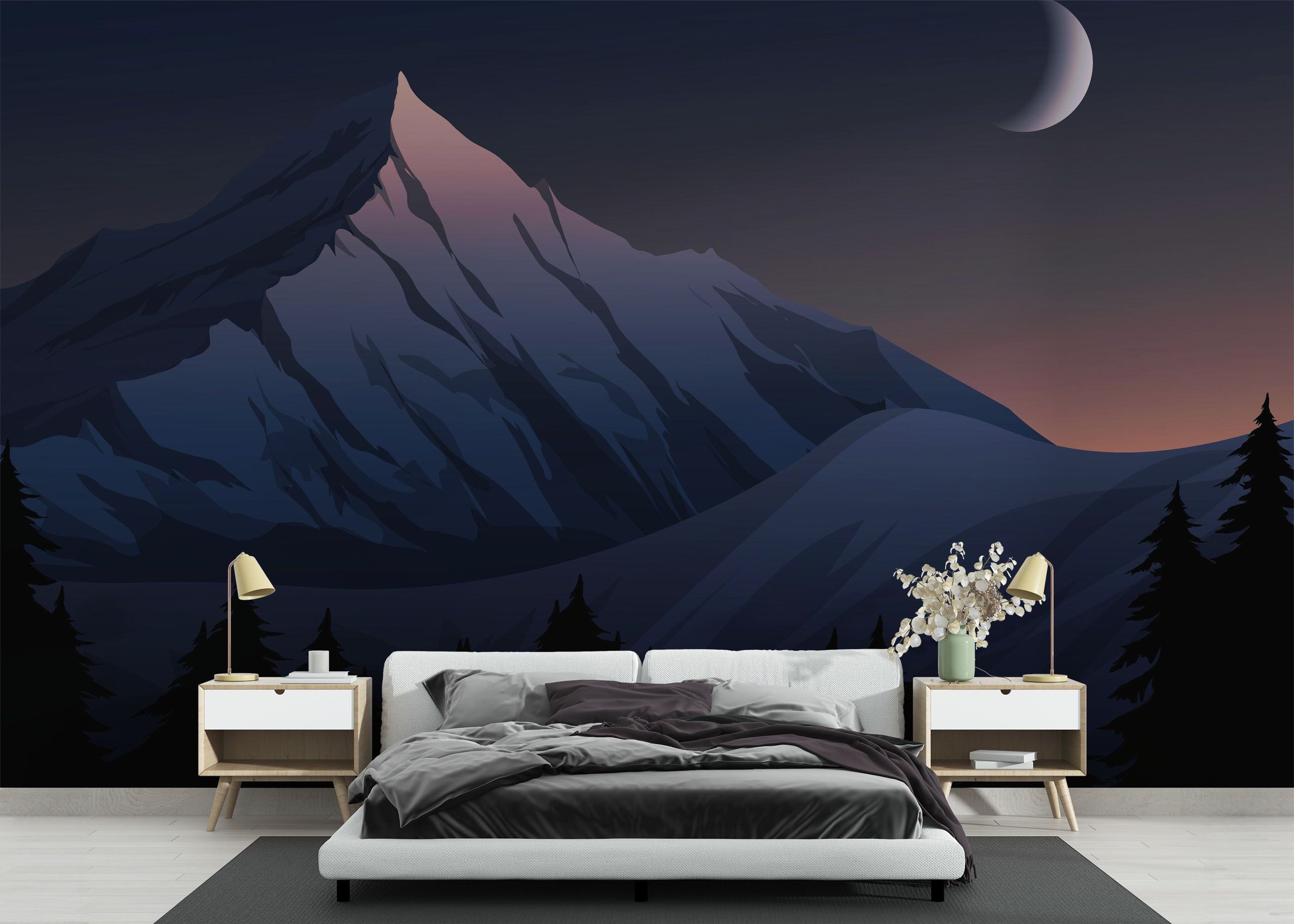 Mountain Calm Night mockup 3