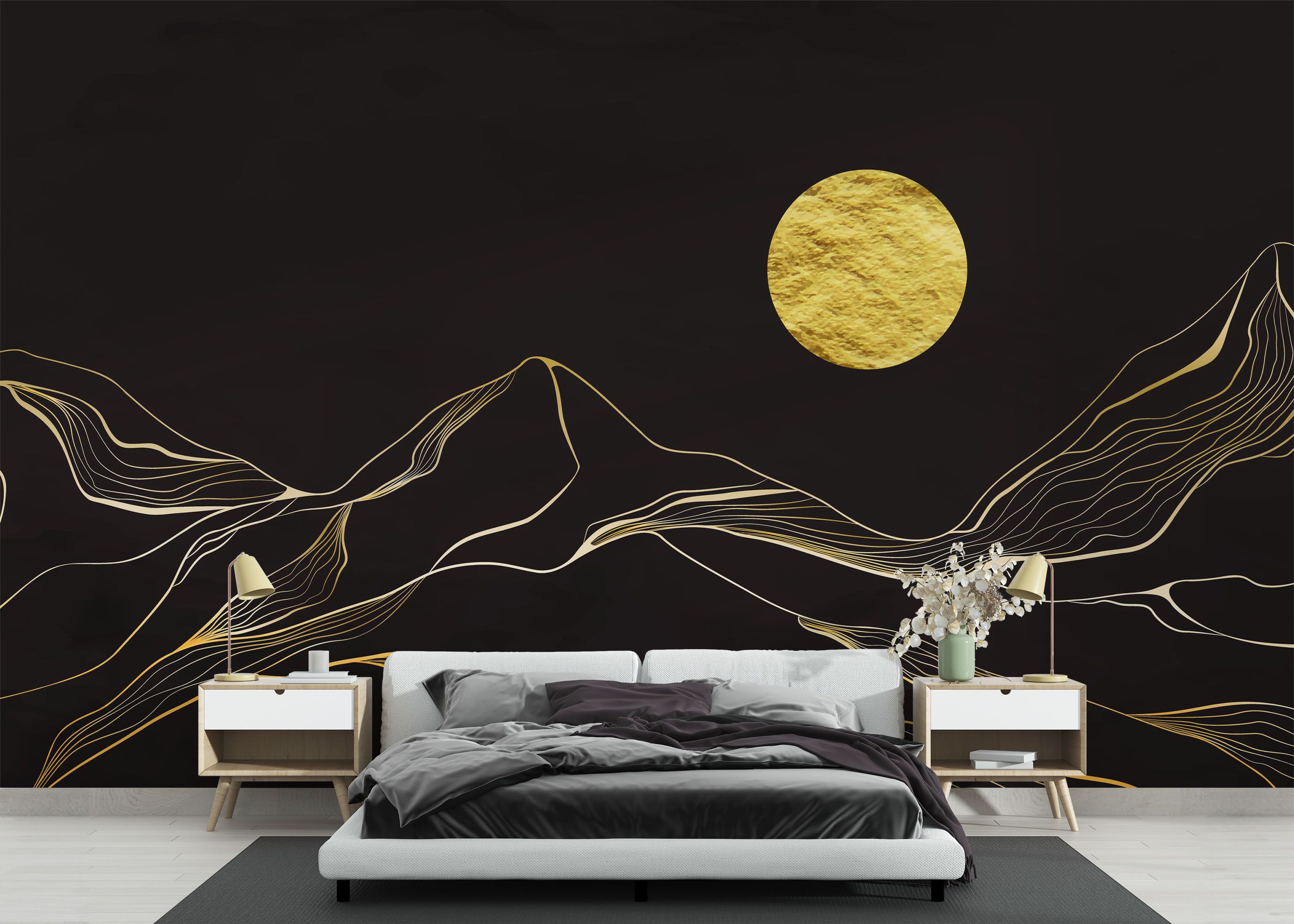 Mountain Golden Moon mockup 3