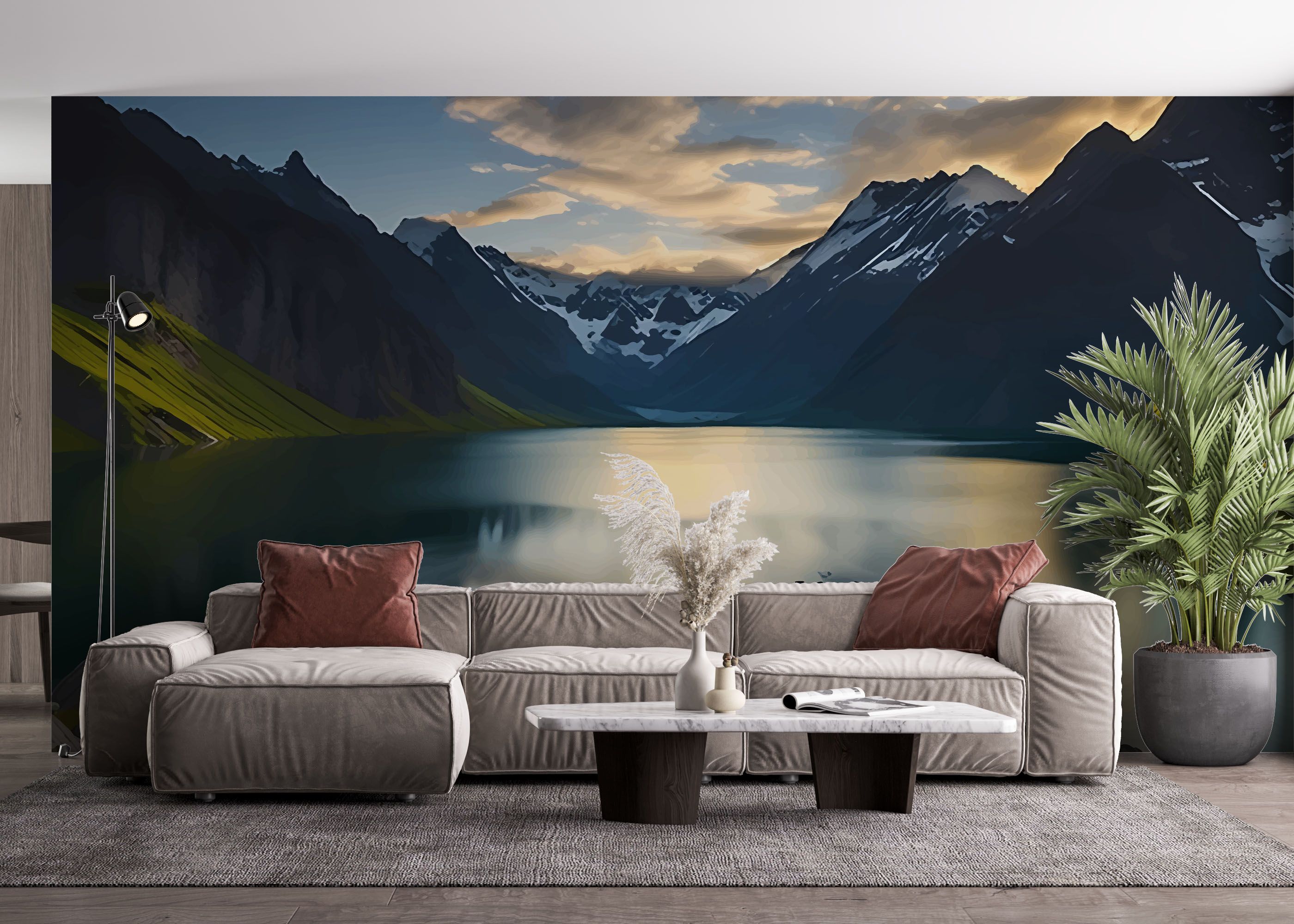 Mountain Big Lake mockup 4