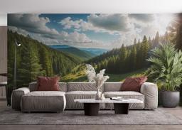 Mountain Forest Art mockup 4