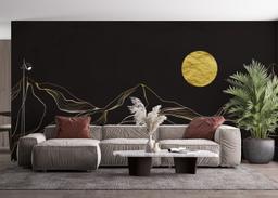 Mountain Golden Moon mockup 4